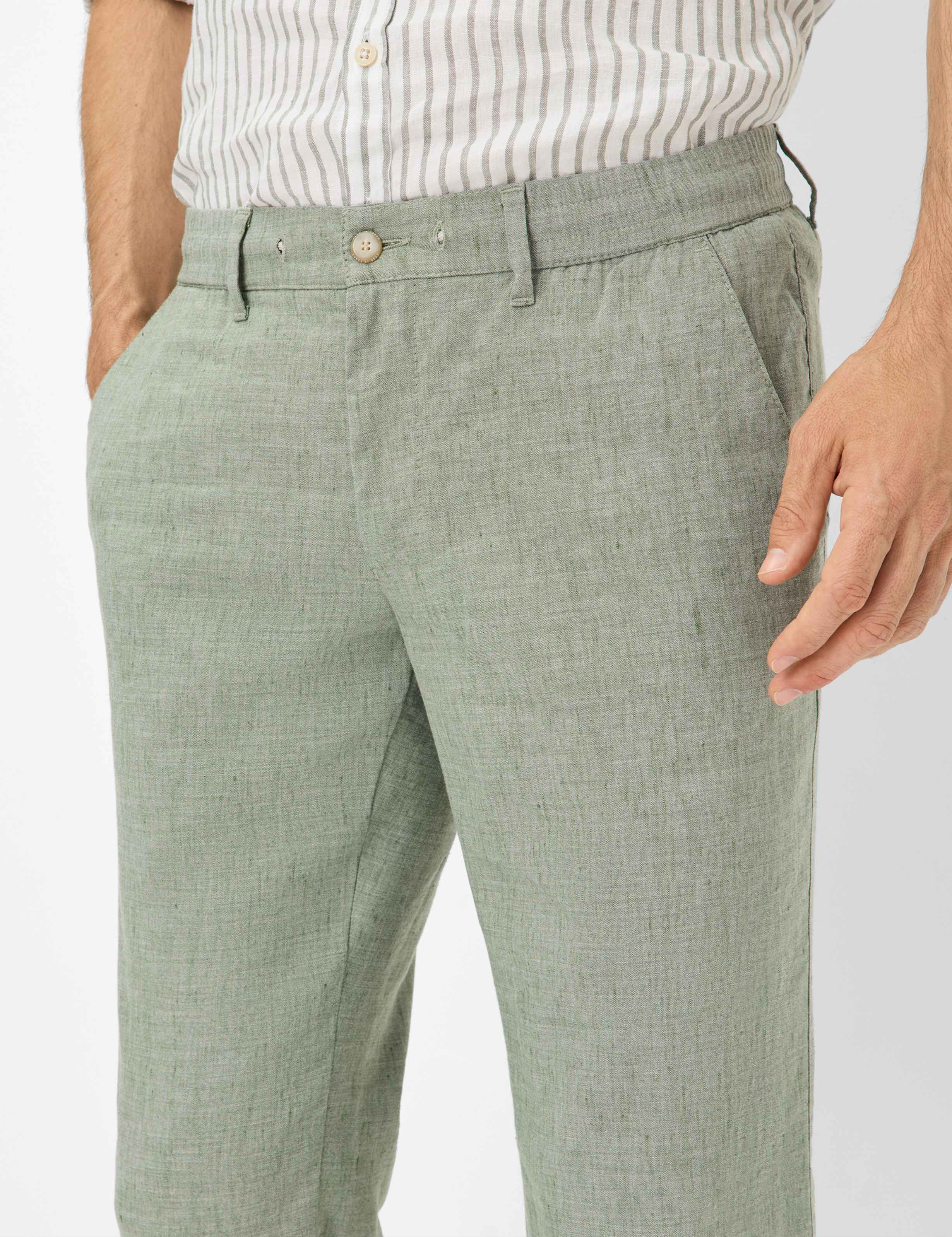 Heren Style TILL Groen Regular Fit Detail 2