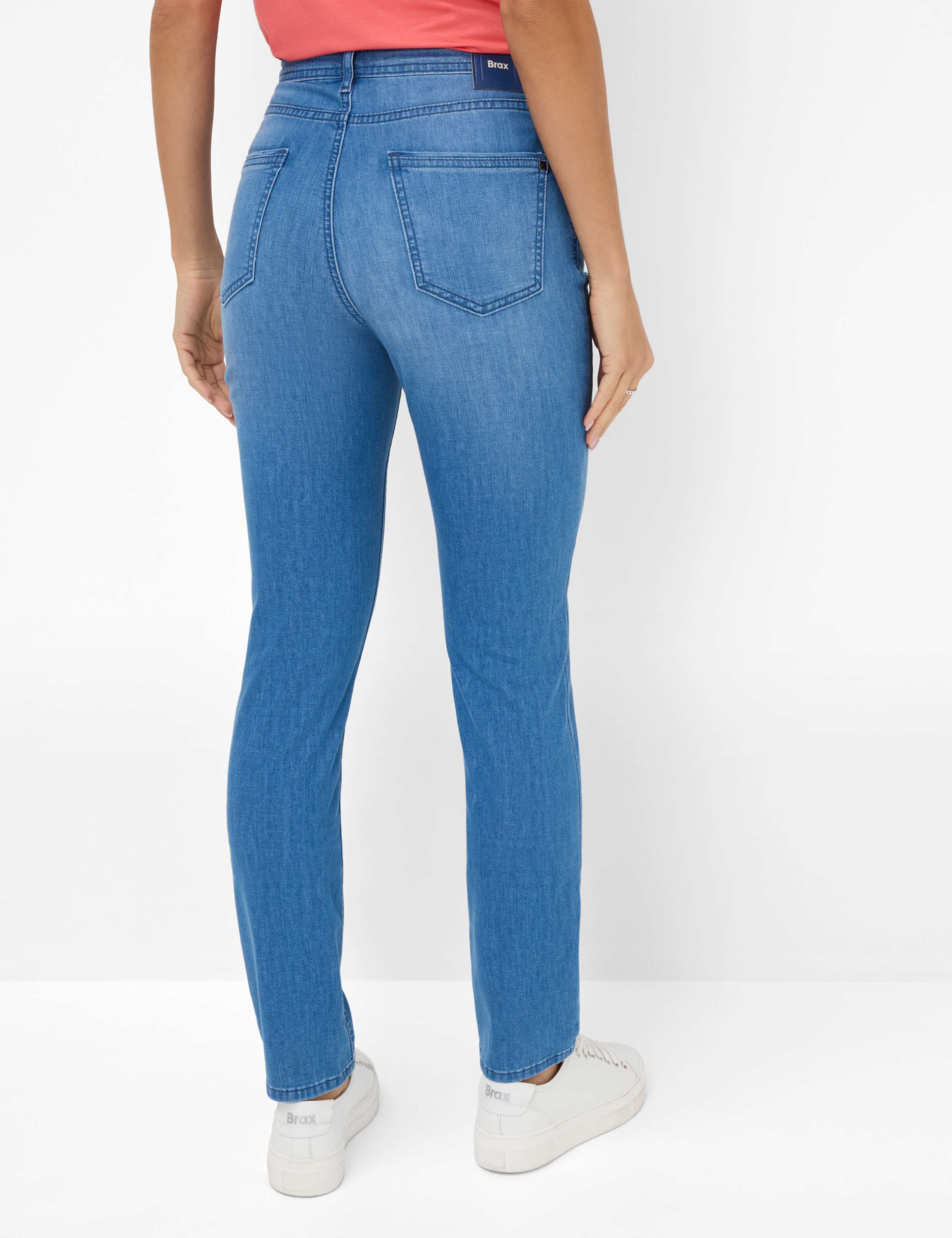 Women Style MARY Denim Blue Regular Fit Model back