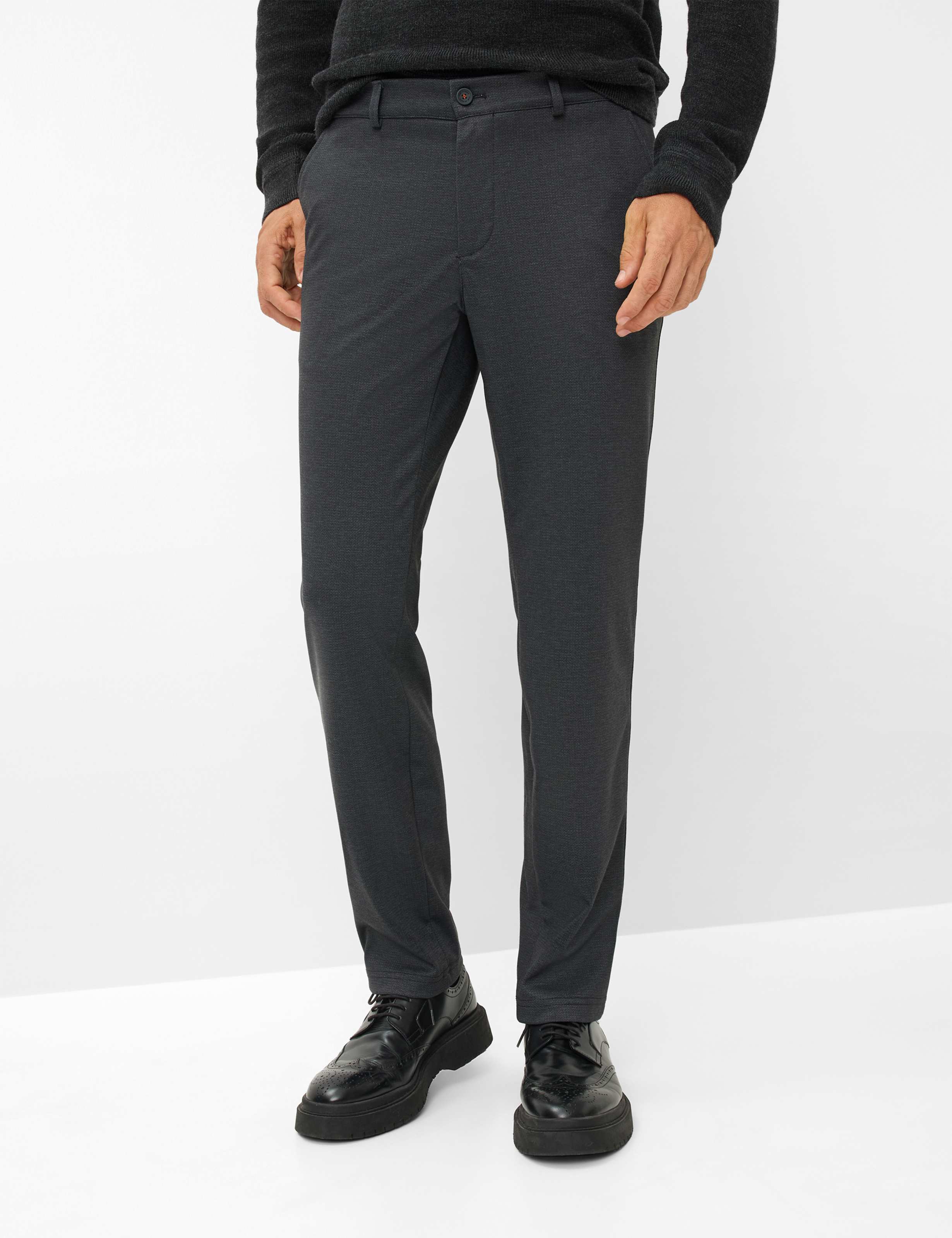 Thumbnail - Eurex by Brax Herren Chino Style THILO ANTHRACITE Dunkelgrau Anthrazit, dunkelgrau - anthrazit, Gr. 48