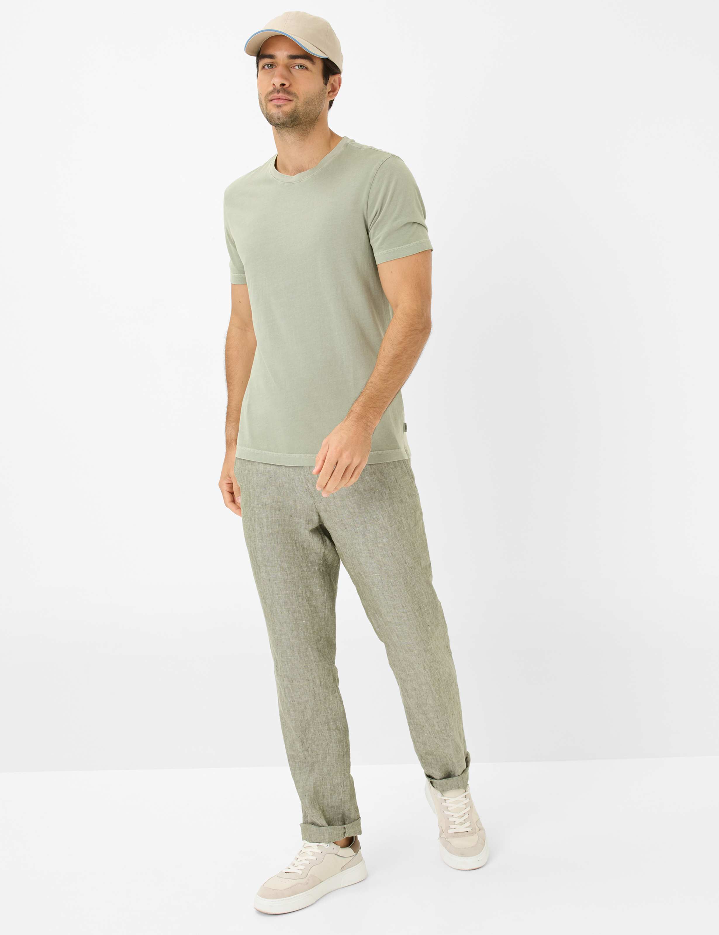 Herren Style TED Hellgrün  Model Outfit