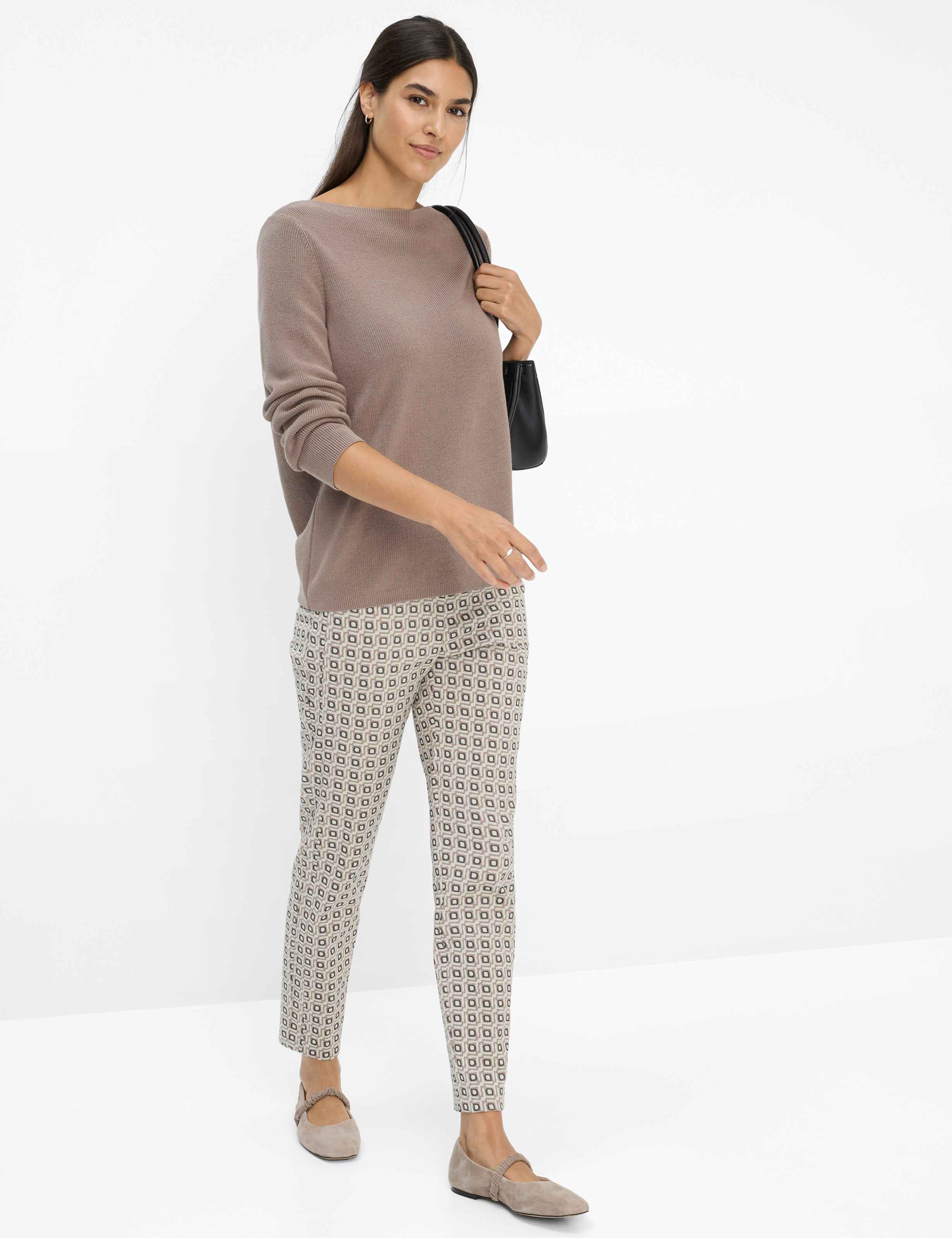 Damen Style LESLEY Hellbraun  Model Outfit