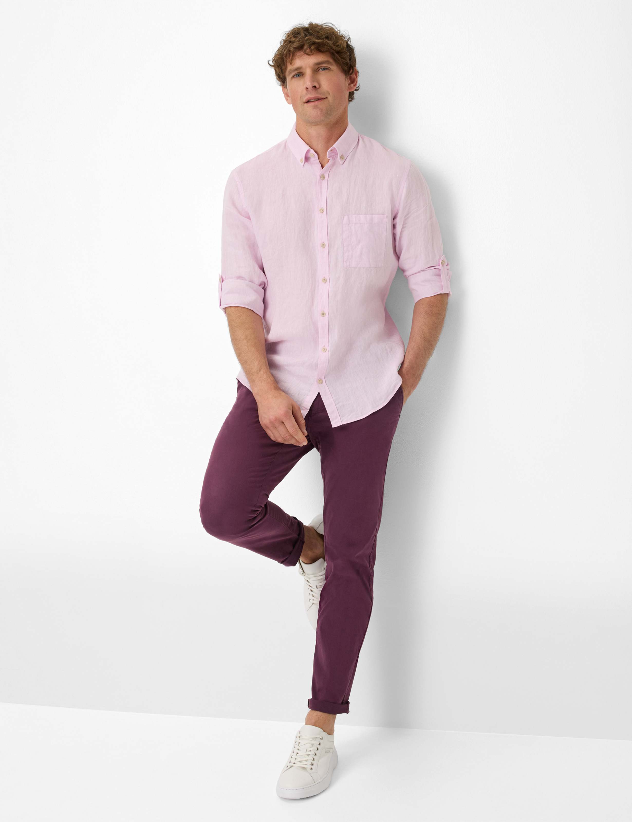 Homme Style DIRK Rose  Tenue du mannequin