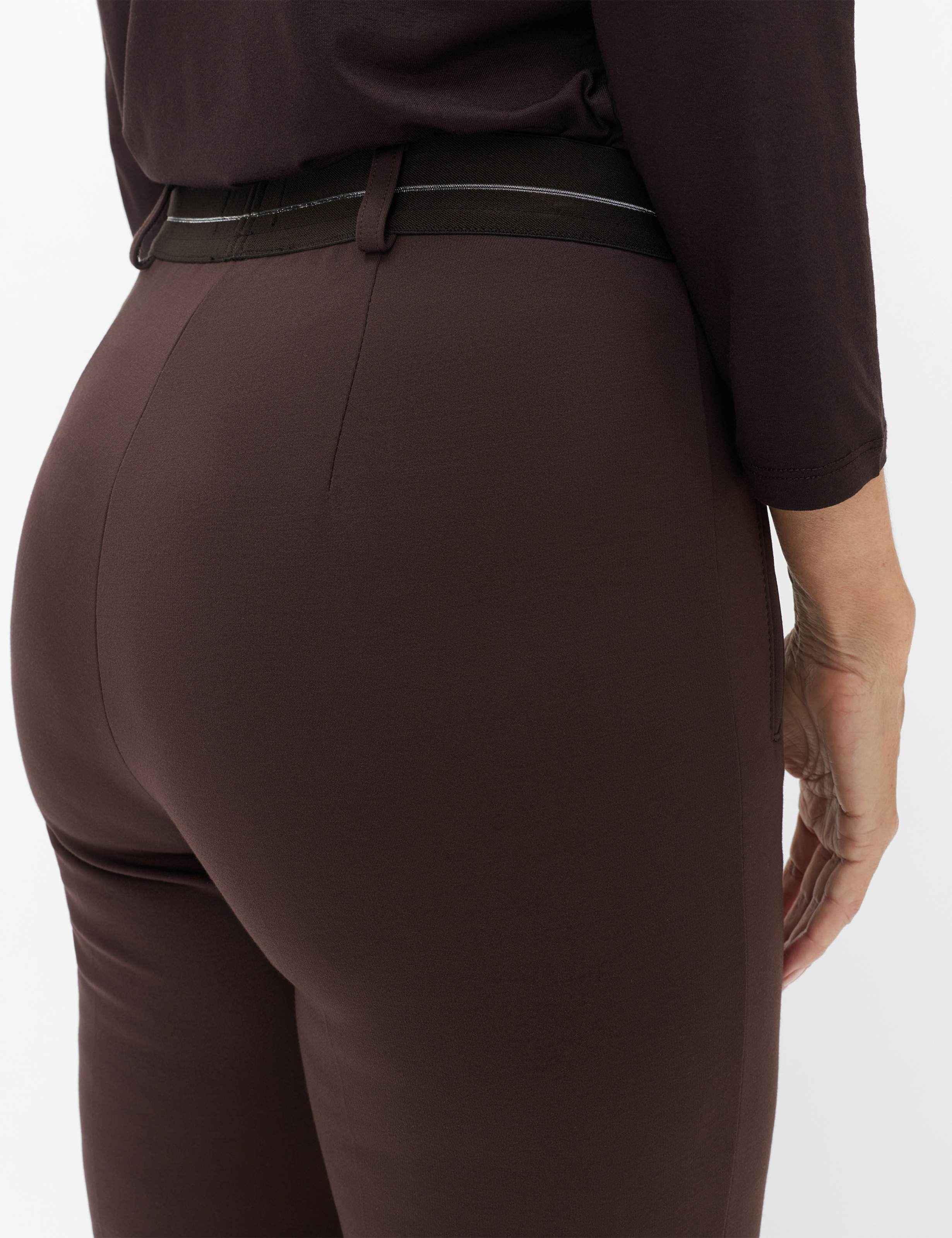 Damen Style LILLYTH Dunkelbraun Super Slim Fit Detail 2