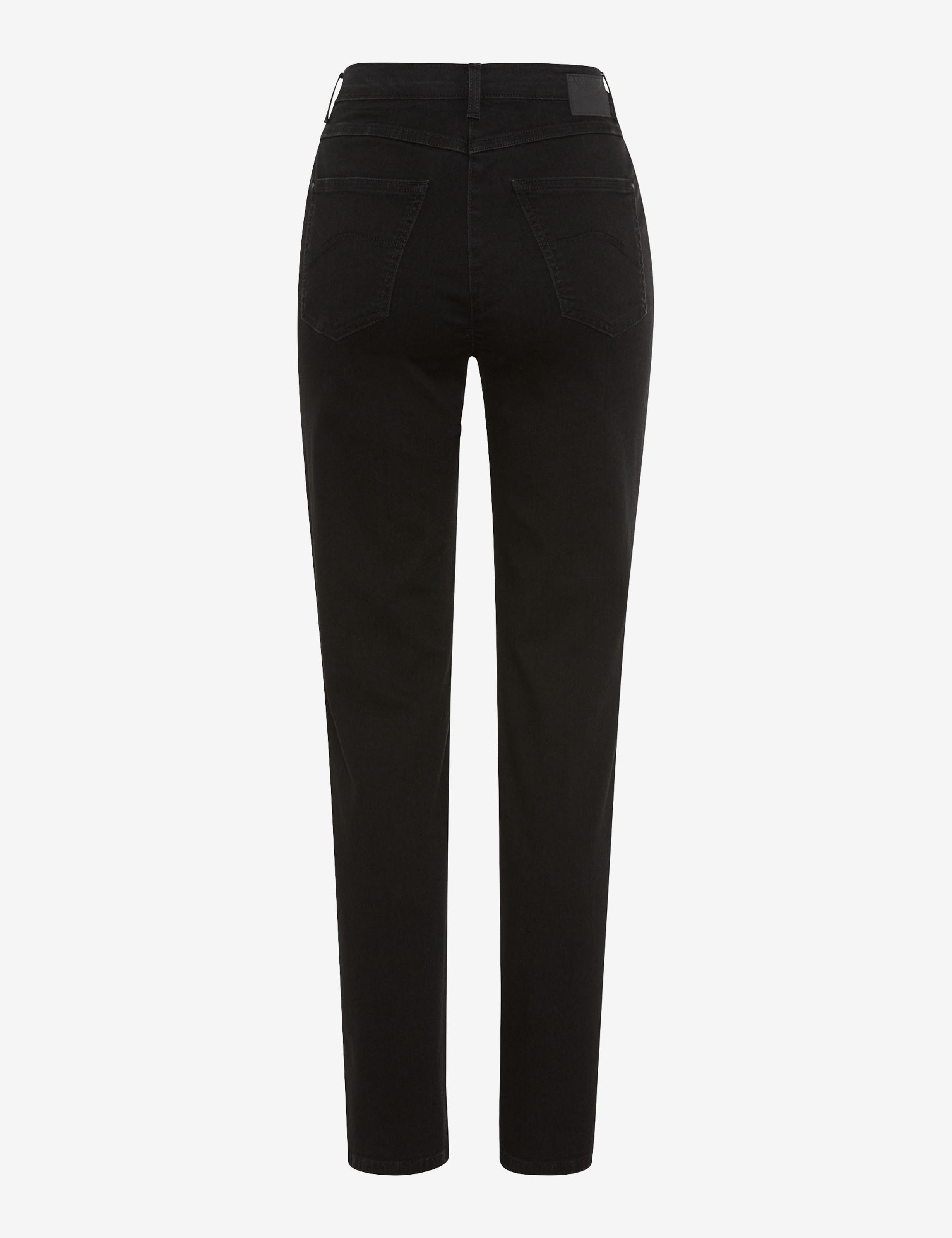 Femme Style PATTI STRAIGHT Denim Noir Slim Fit Détourage arrière