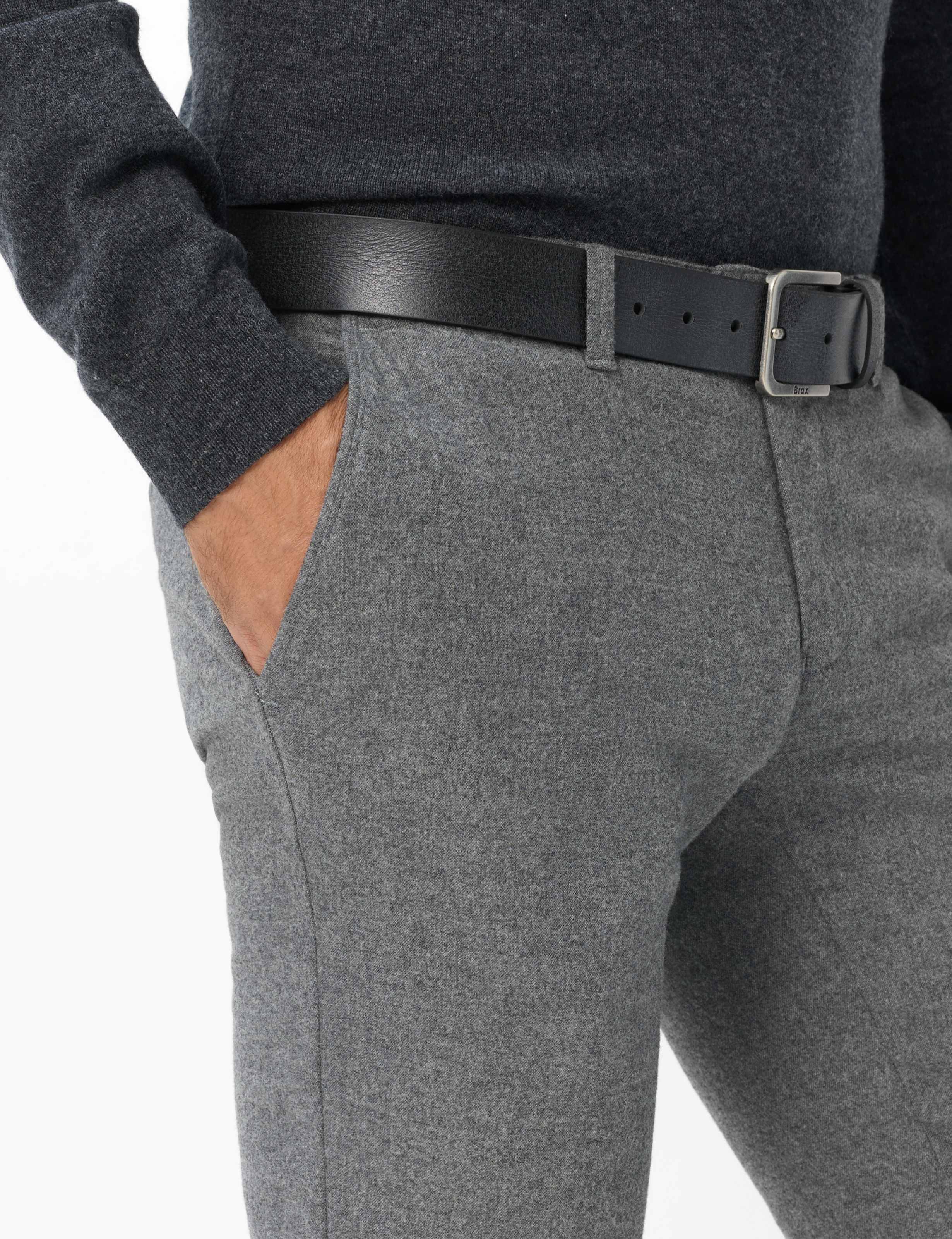Herren Style FABIO Grau Modern Fit Detail 1