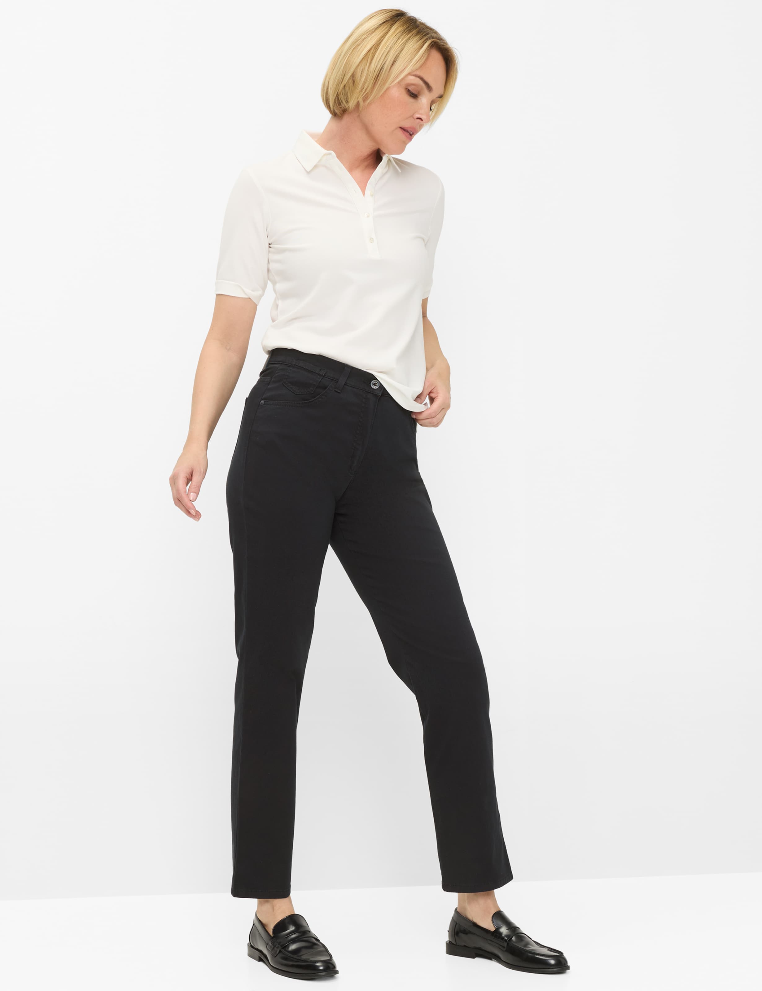 Damen Style CORRY Dunkelblau Comfort Plus Fit Model Outfit