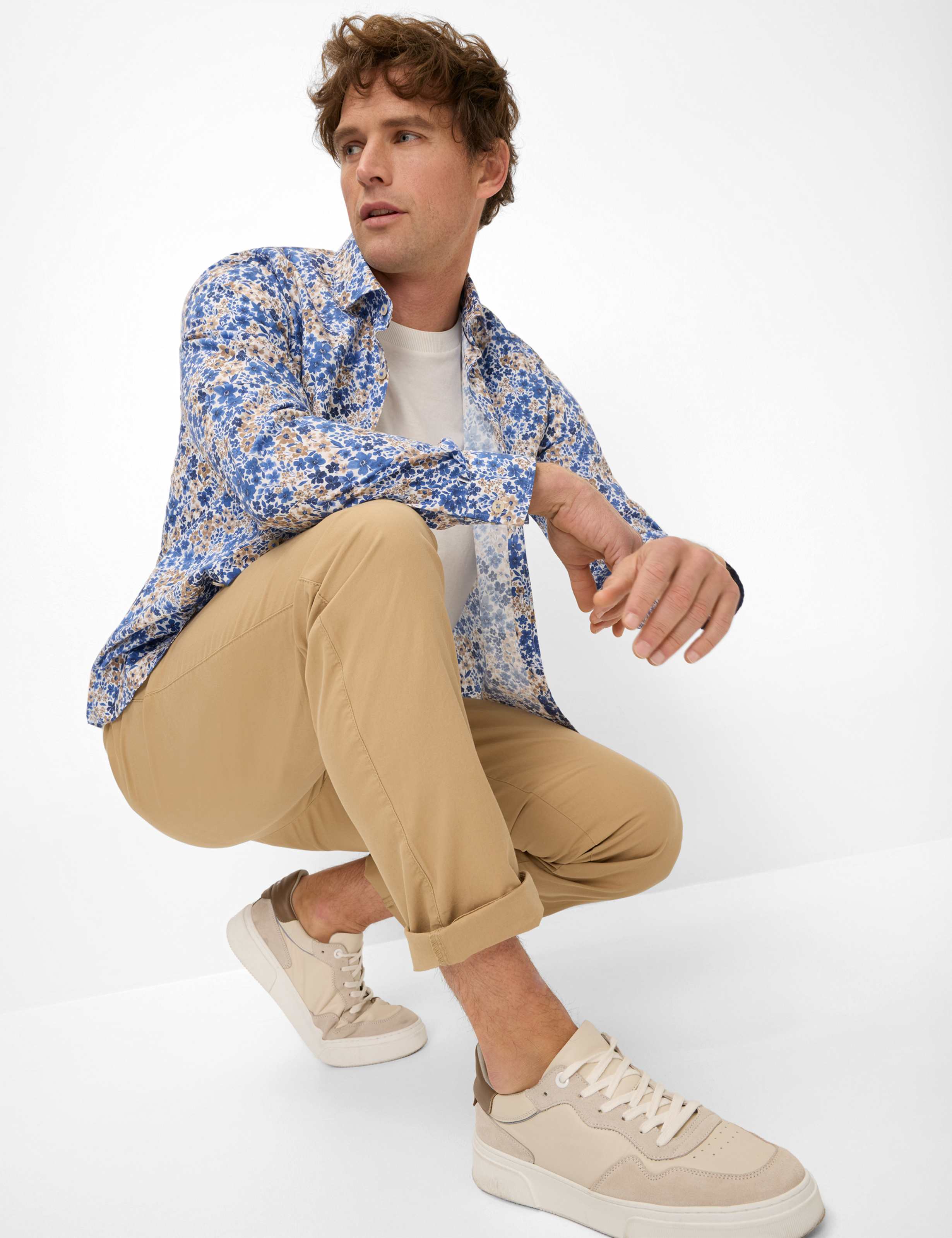 Homme Style EVEREST Beige Regular Fit Détail 1