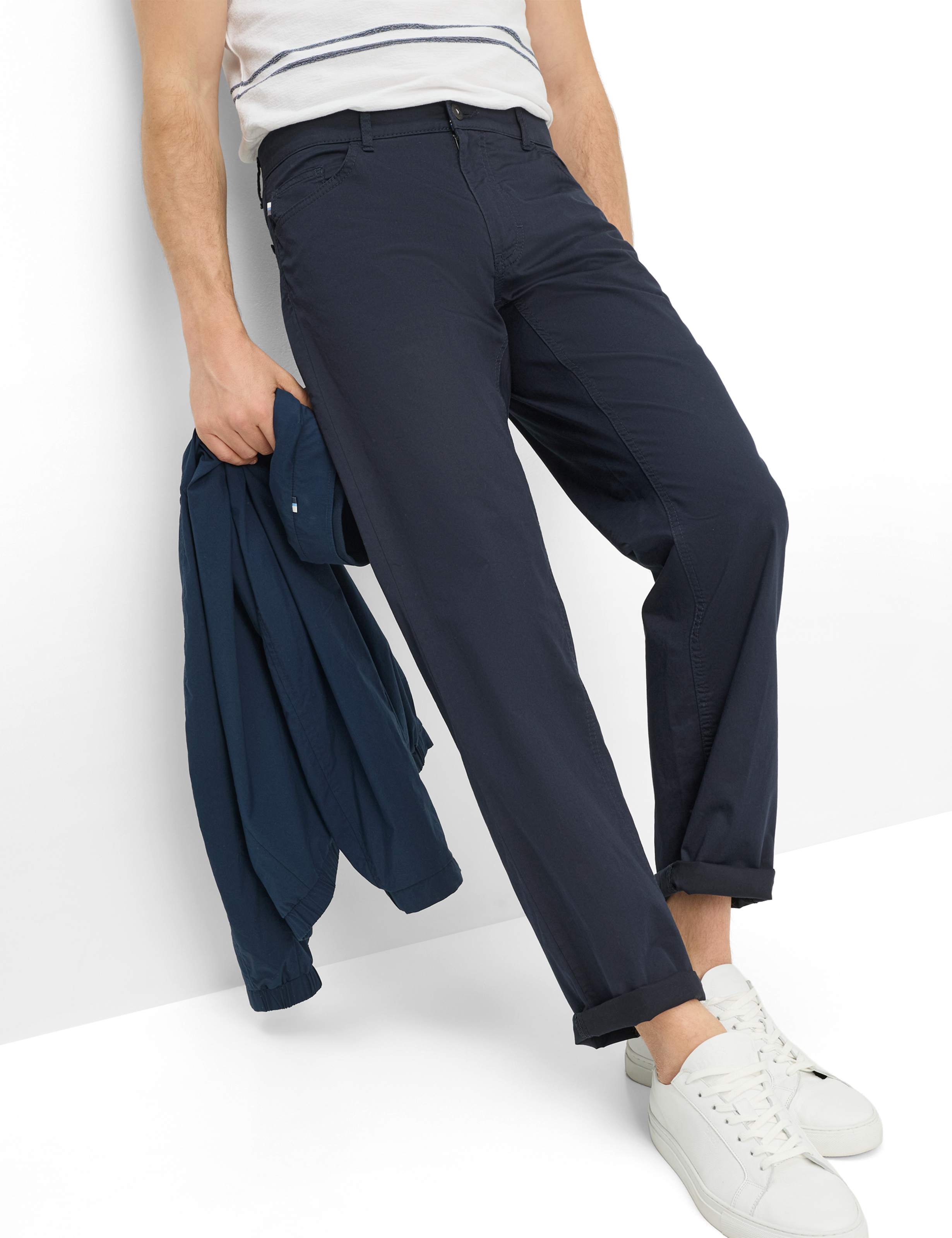 Homme Style COOPER Bleu Foncé Regular Fit Détail 1