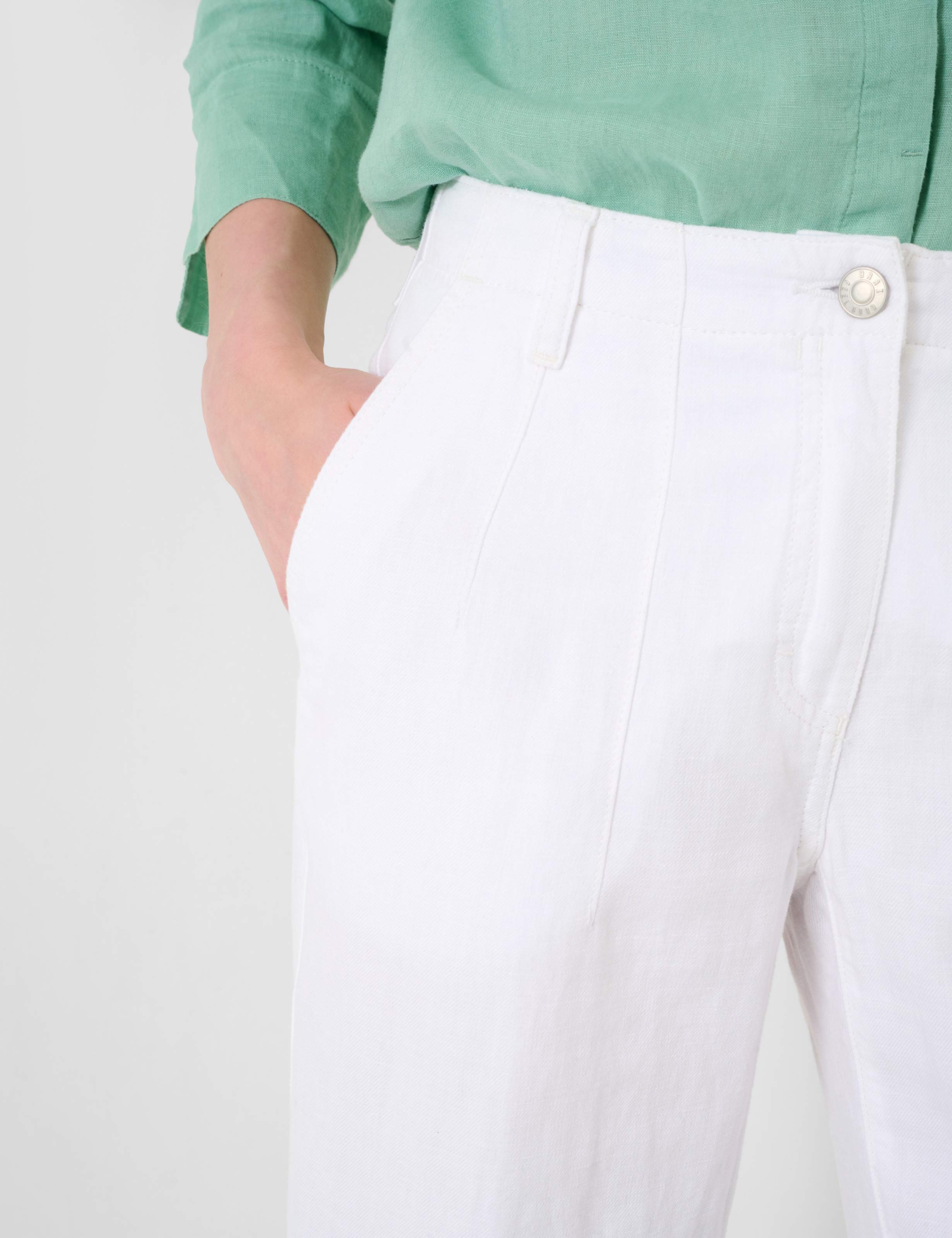 Women Style MAINE S WHITE Wide Leg Detail 2