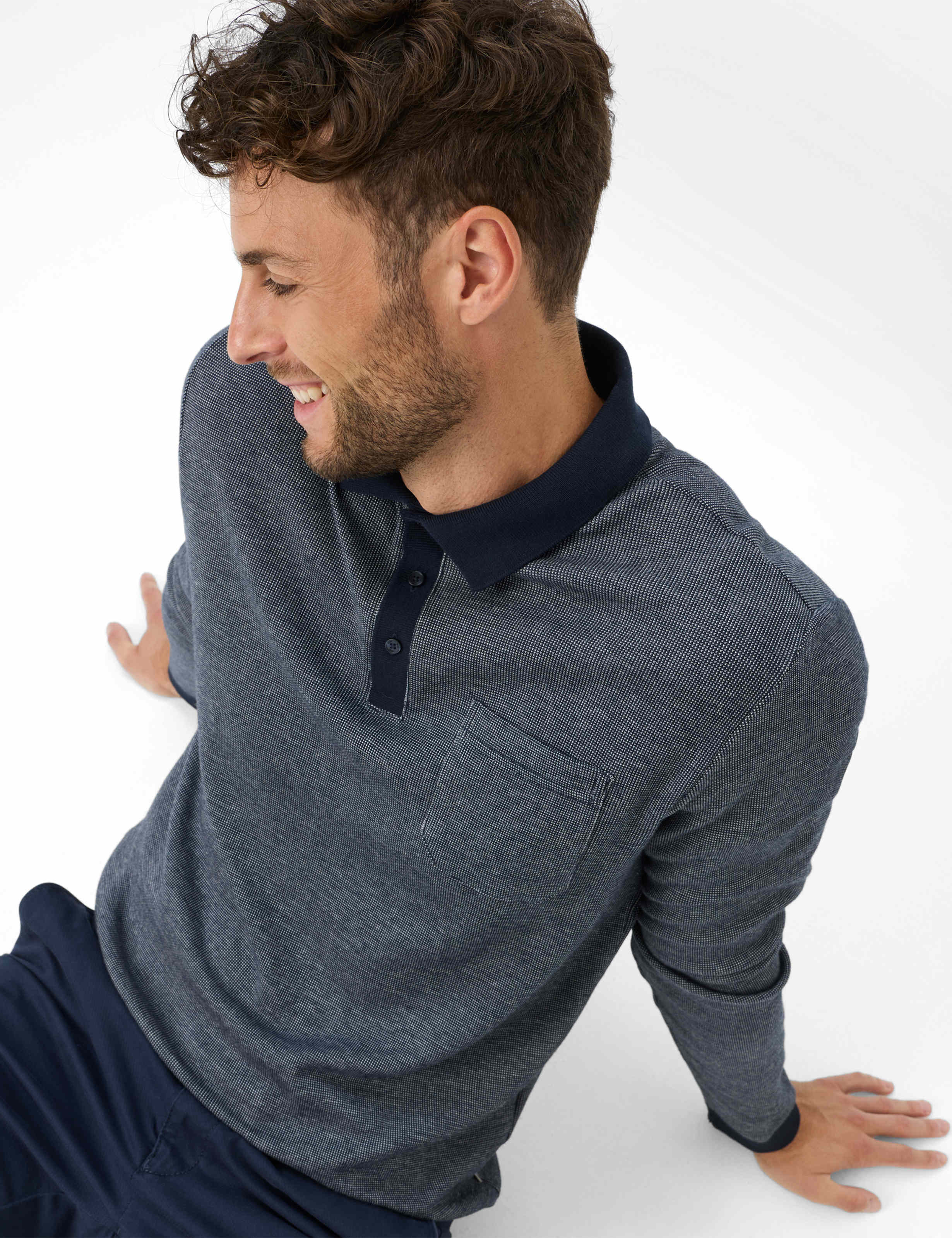 Homme Style PAROS Bleu Foncé  Détail 1