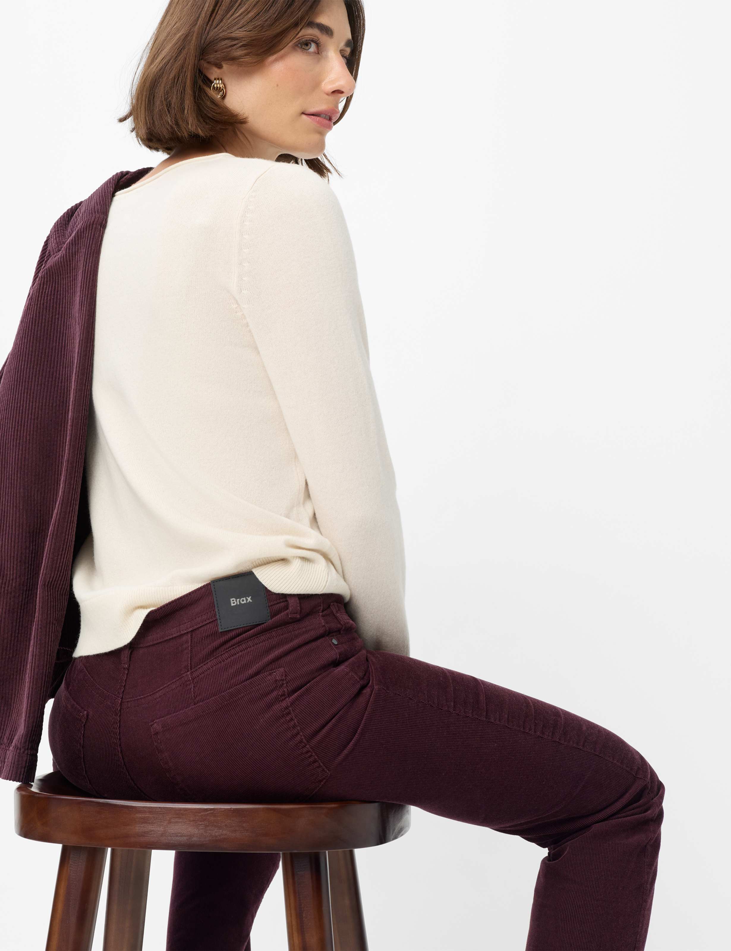 Femme Style CAROLA Violette Foncé Feminine Fit Détail 1