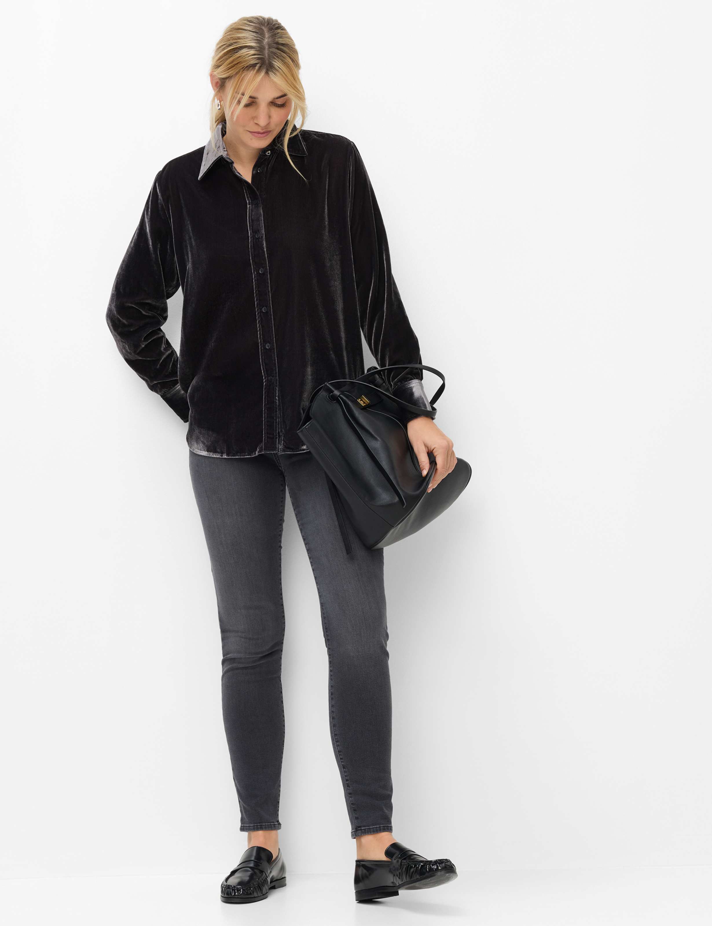 Damen Style VIC Dunkelgrau  Model Outfit