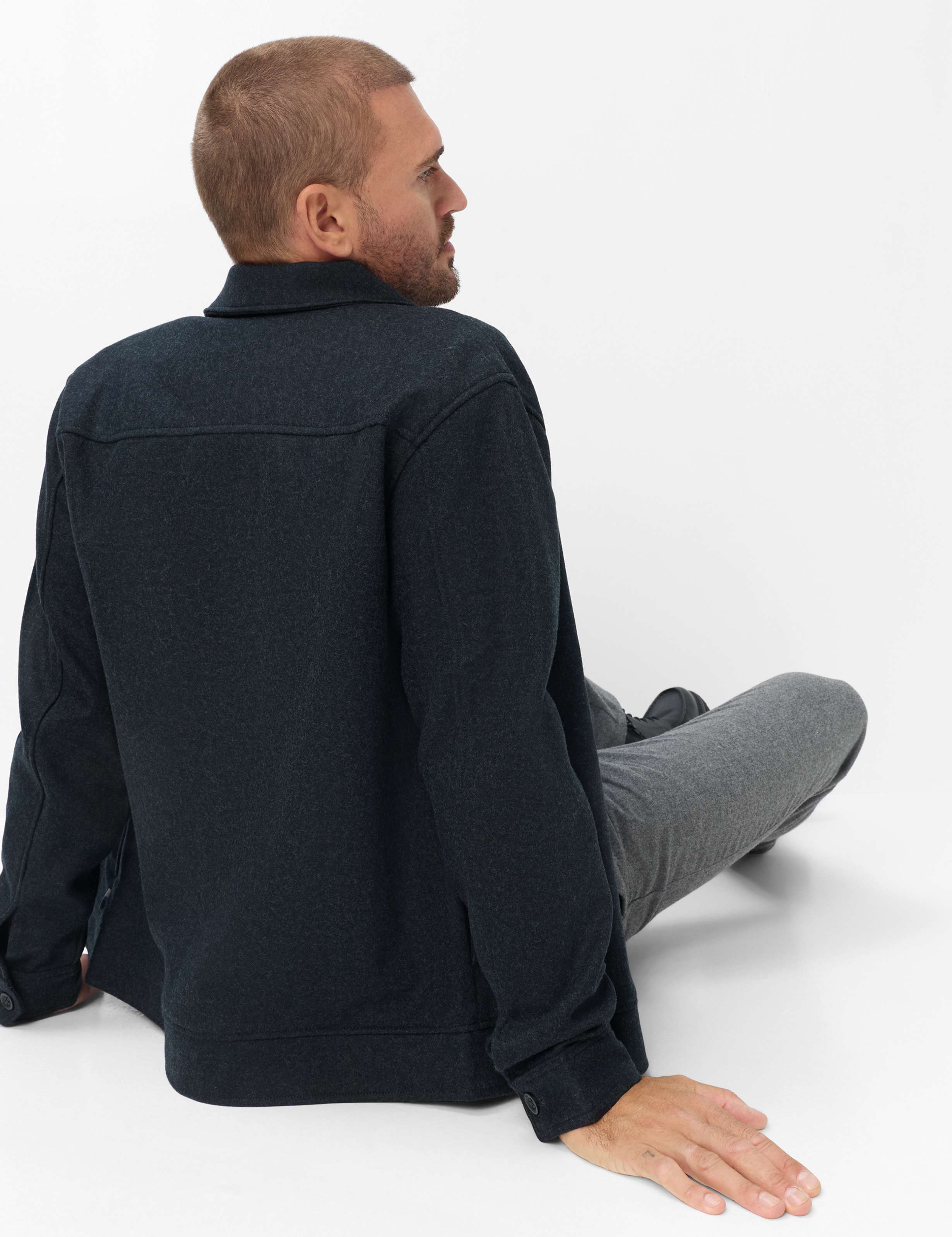Herren Style SANTIAGO Dunkelgrau  Detail 1