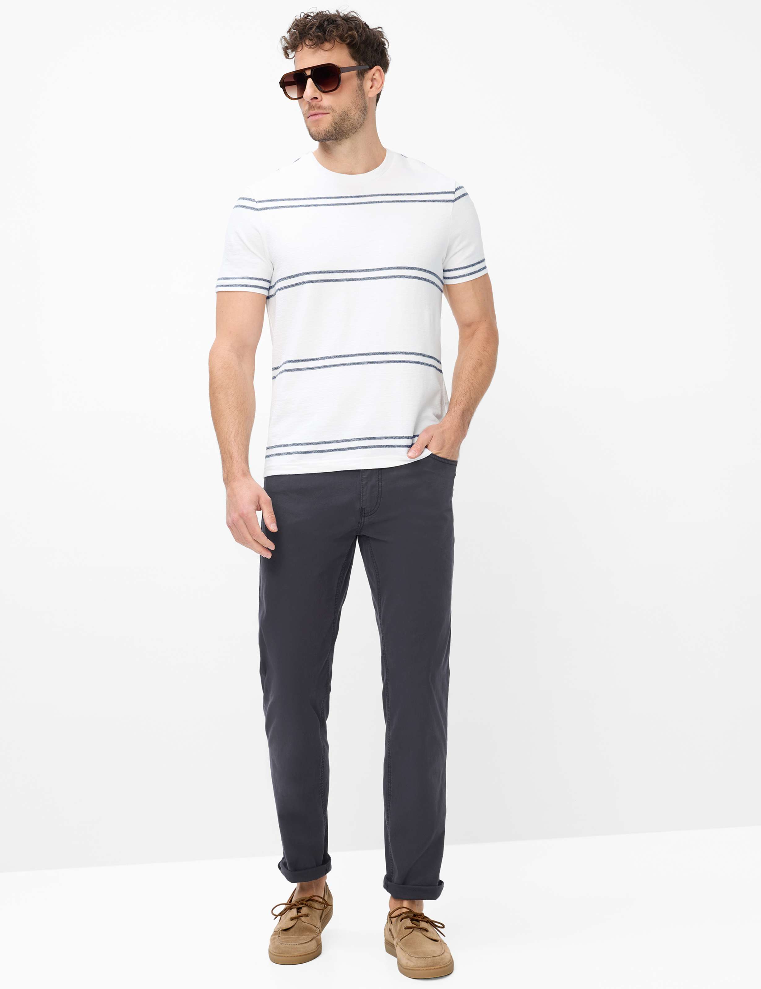 Homme Style COOPER Bleu Foncé  Tenue du mannequin