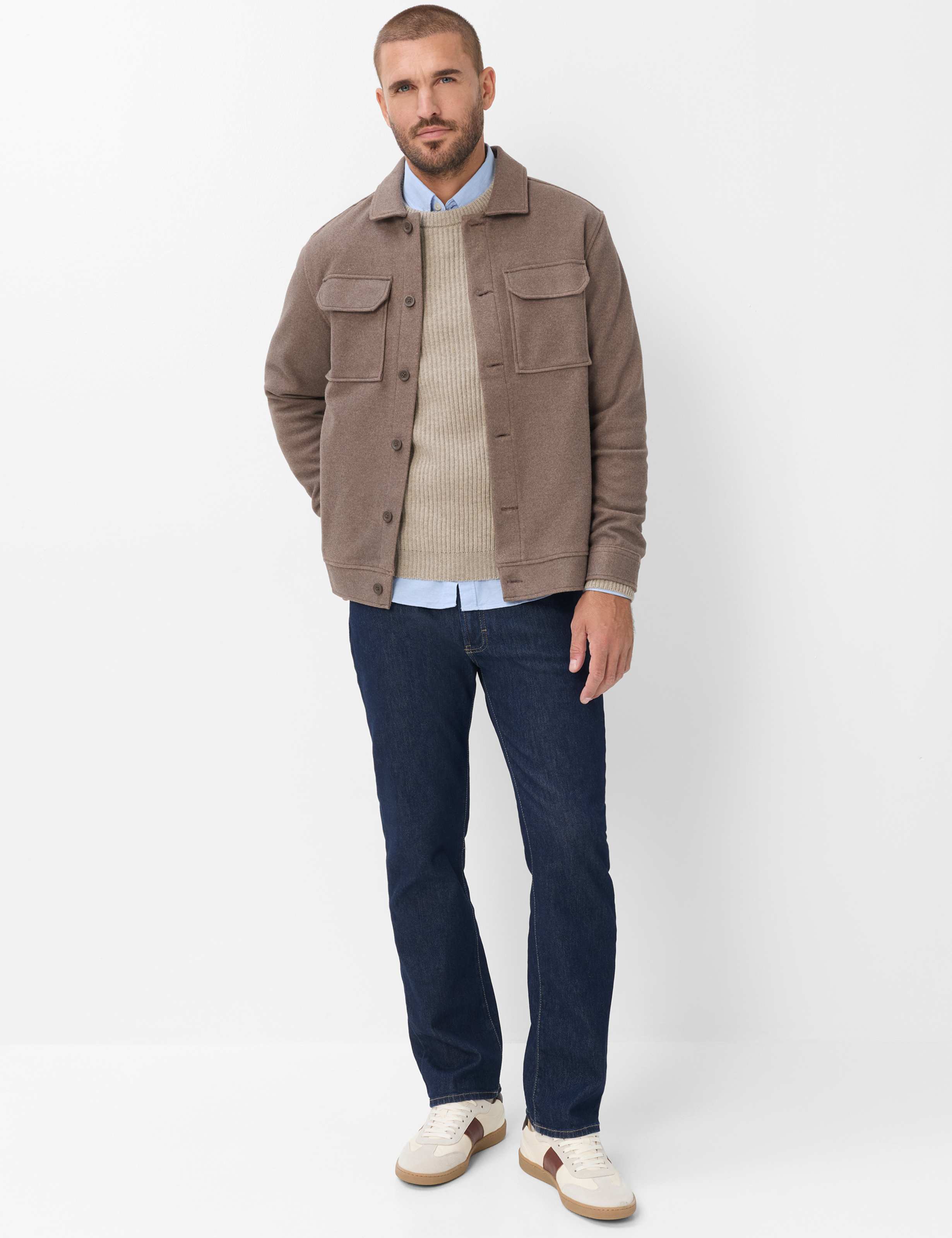 Herren Style SANTIAGO Dunkelbraun  Model Outfit