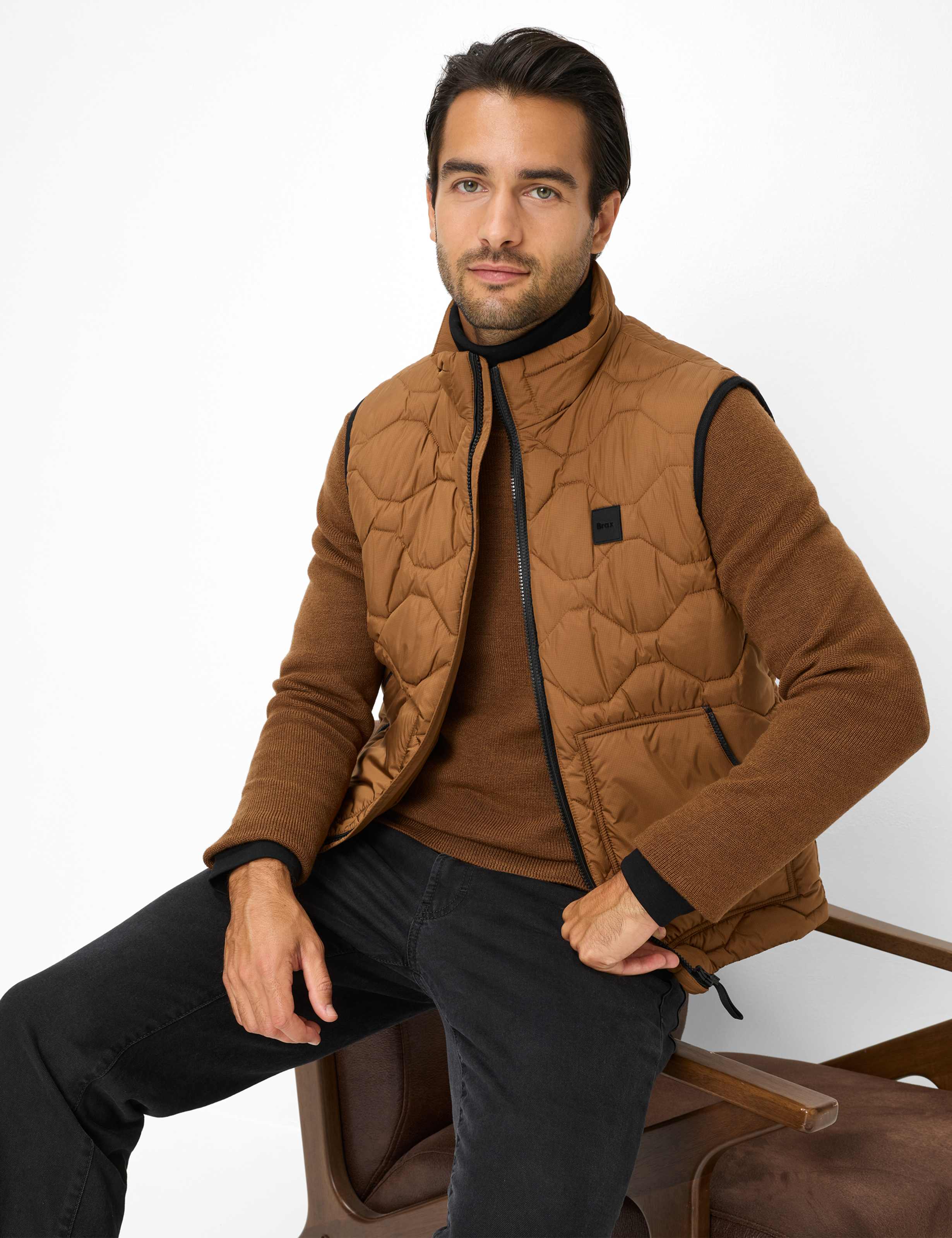Herren Style BOB Braun  Detail 1