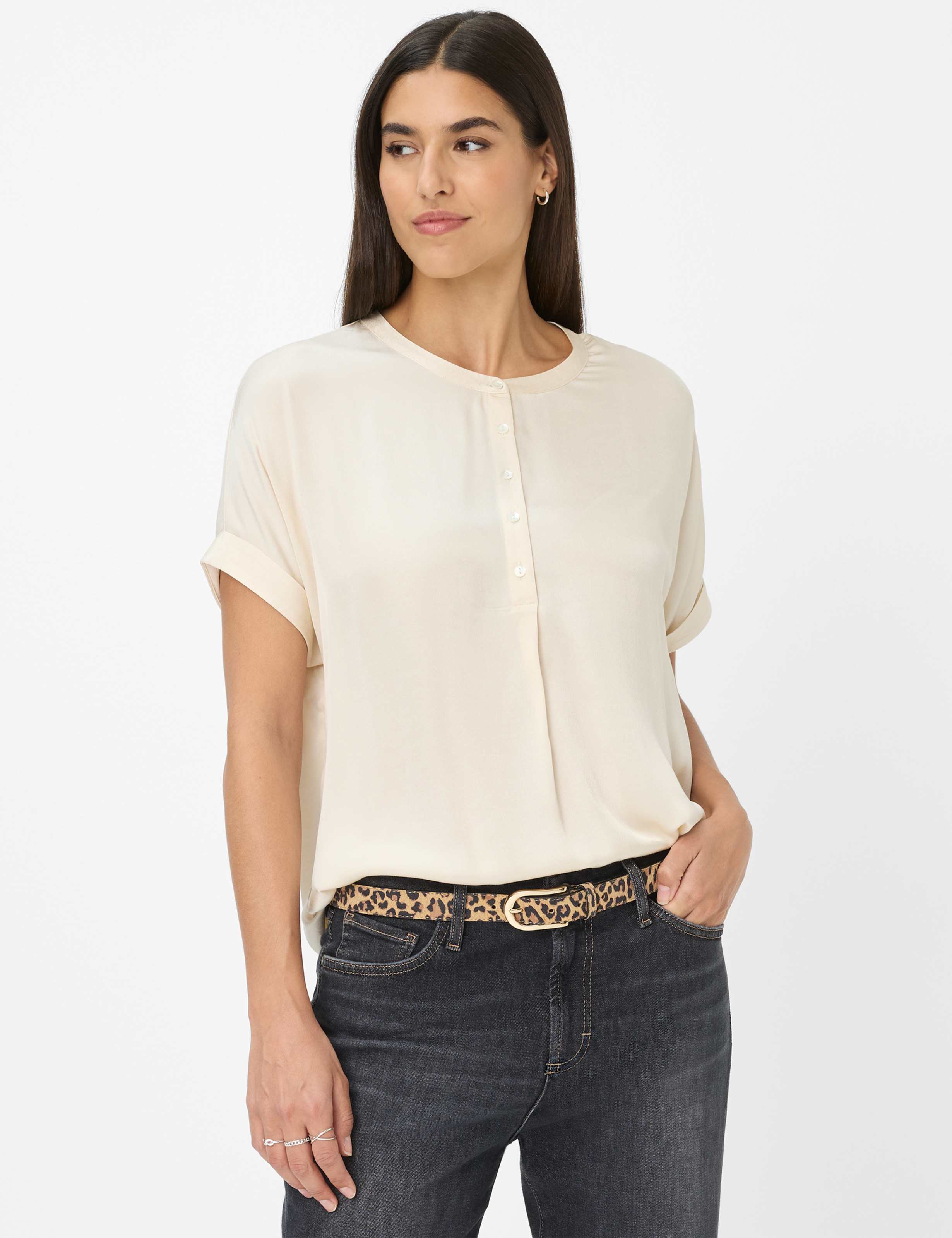 Thumbnail - Brax Damen  Style CLAIRE S canvas, hellbeige, Gr. 36