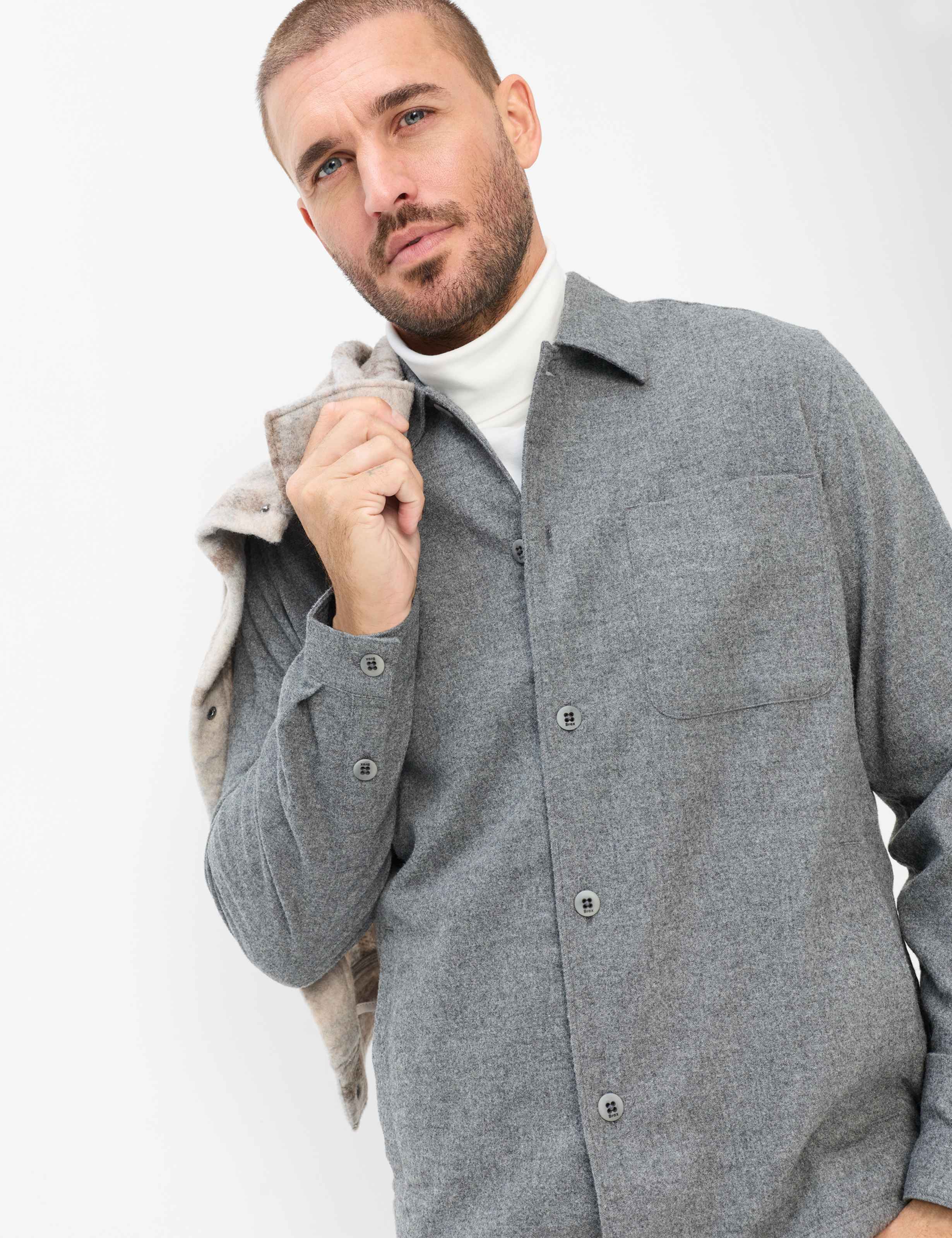 Tinten grijs, Heren, Style LUCA, MODEL_FRONT_ISHOP