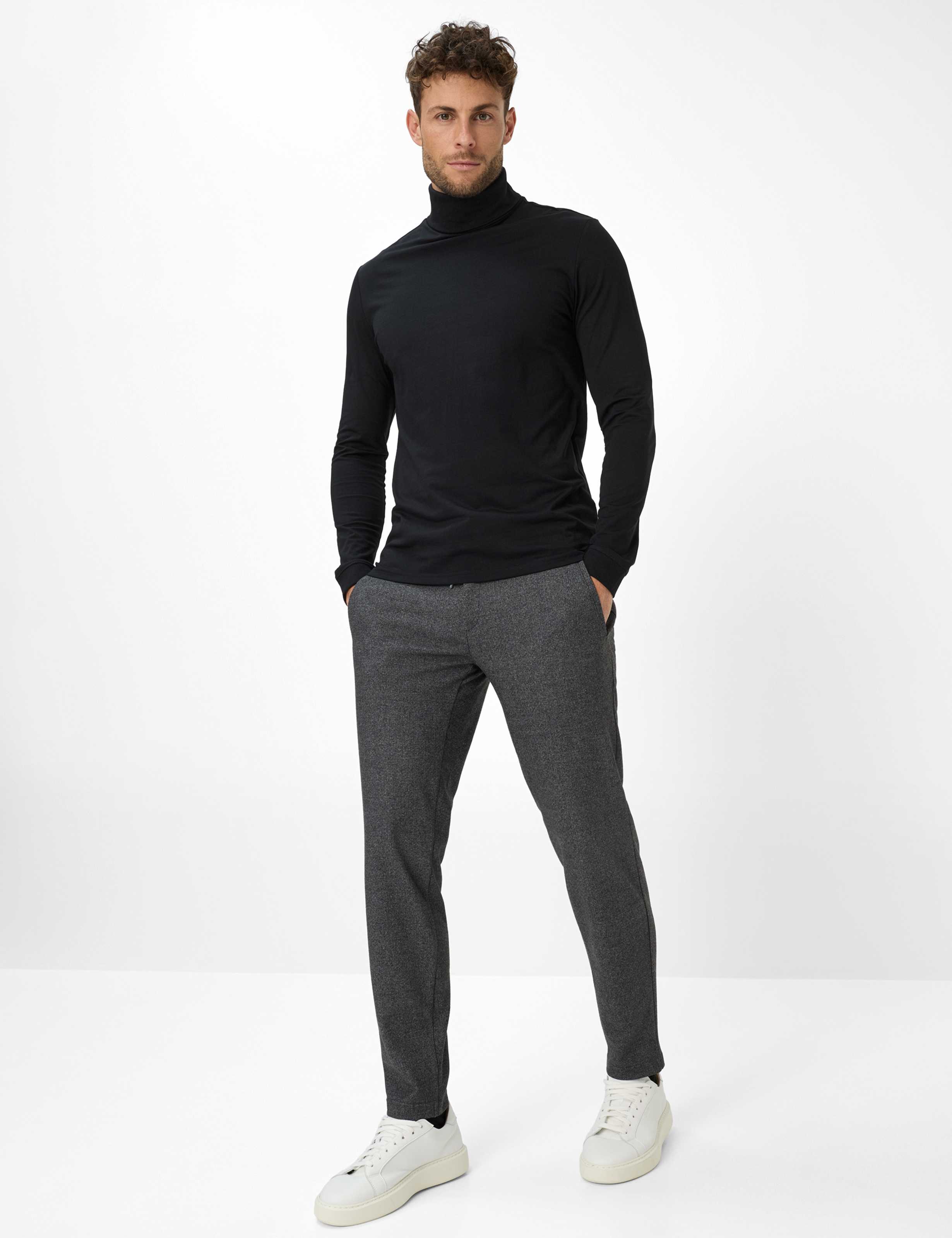 Heren Style BENNO Zwart  Model outfit