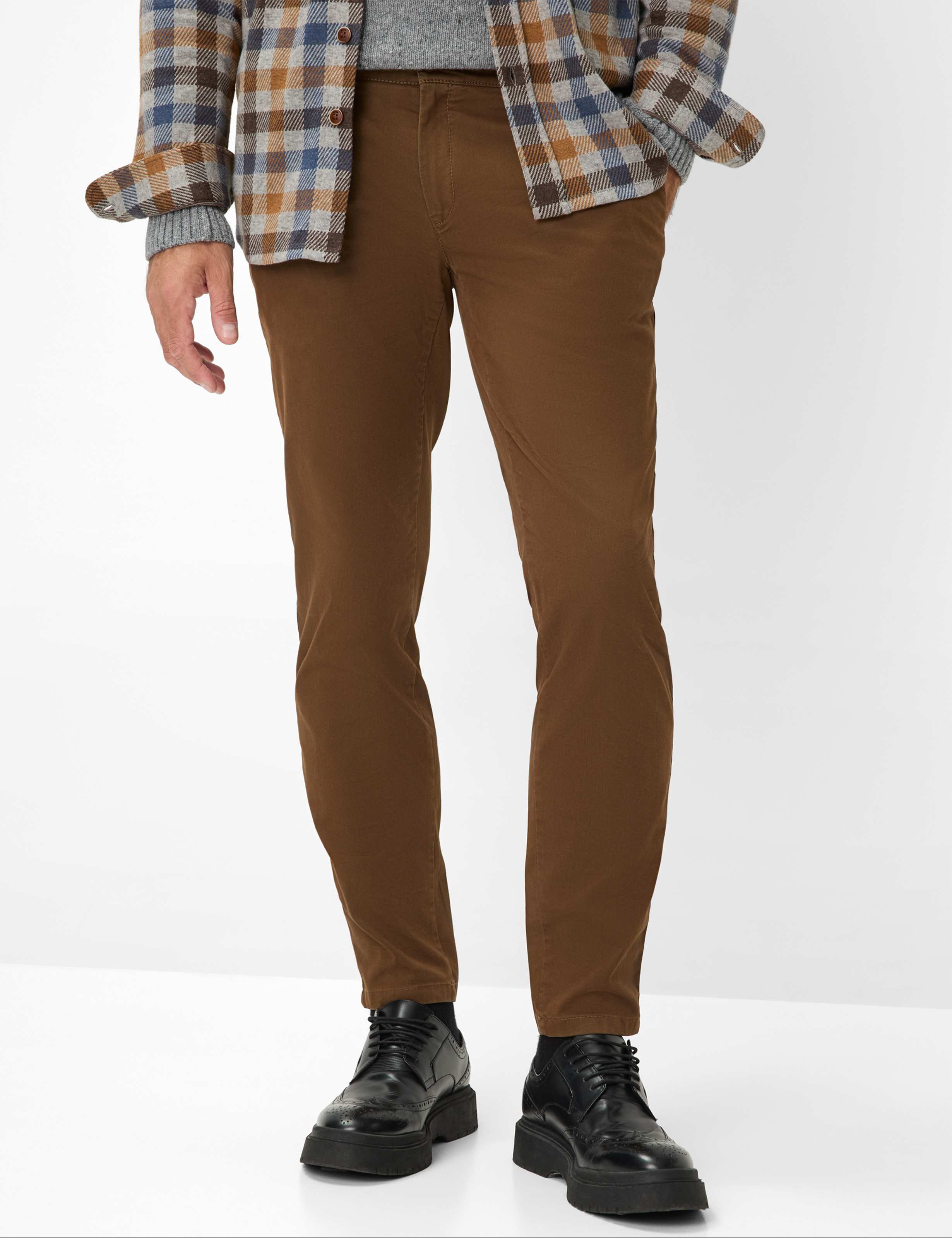 Thumbnail - Brax Herren Chino Style PHIL NOUGAT, dunkelbraun, Gr. 33/32