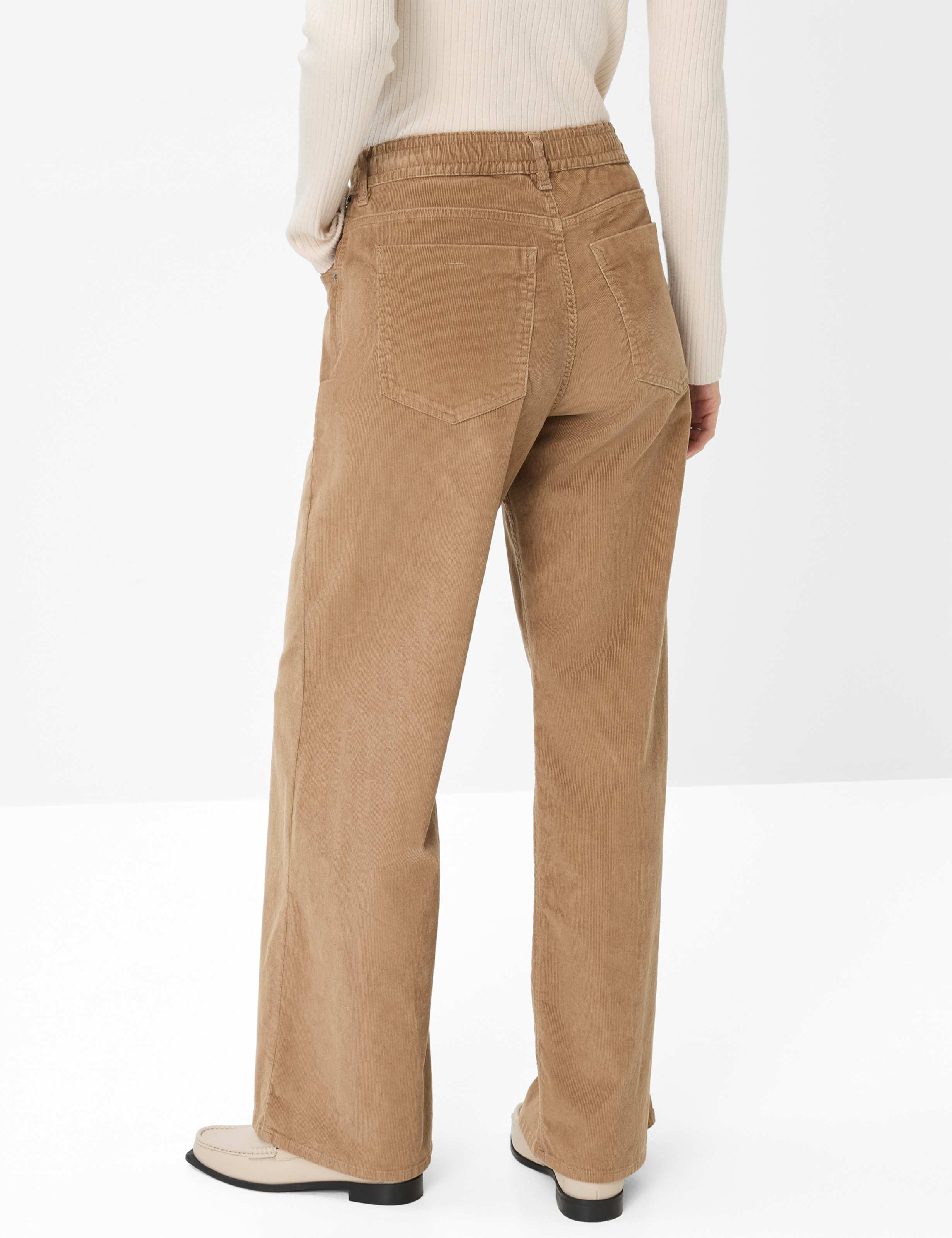 Femme Style MORGAN Marron Clair Wide Leg Dos mannequin
