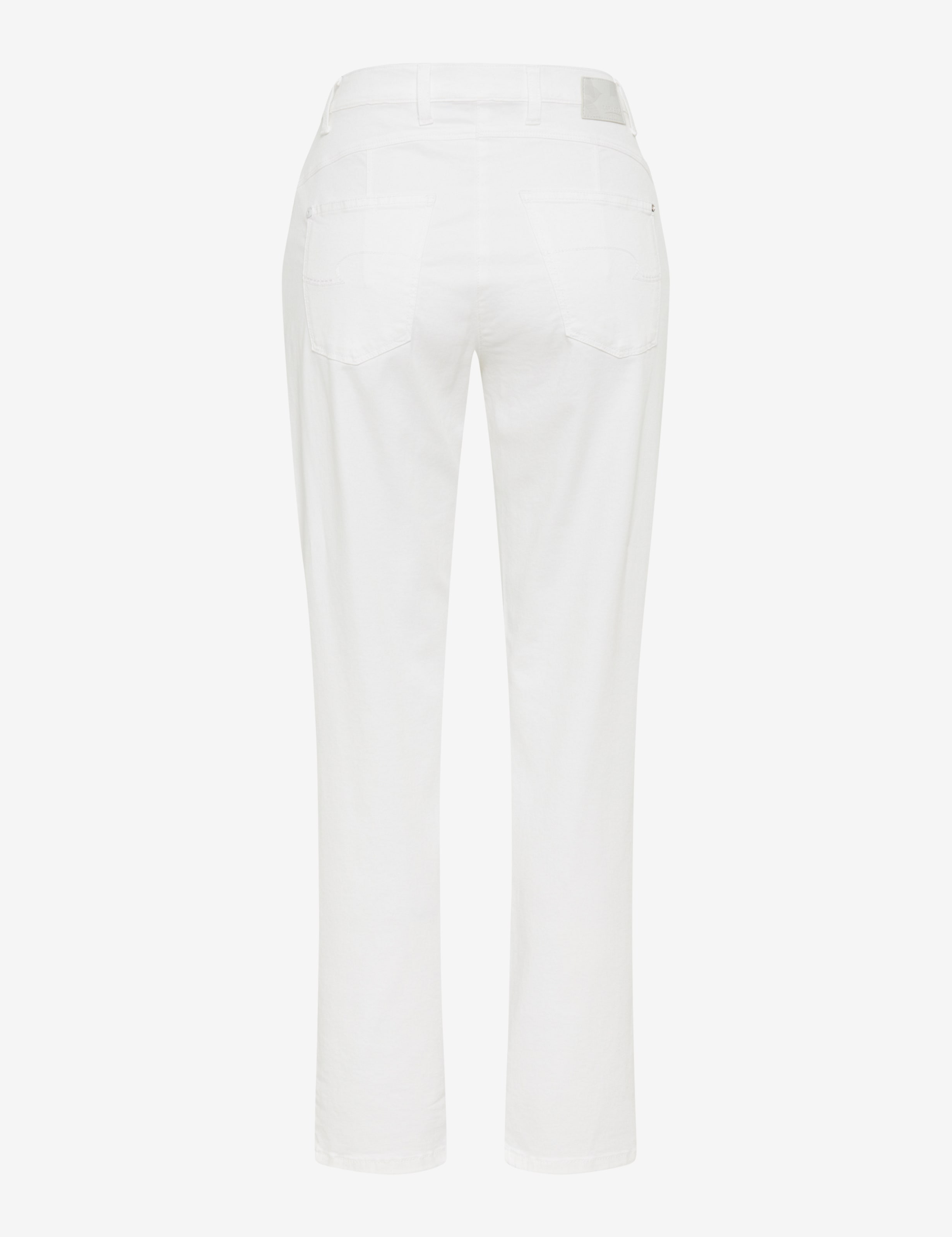 Femme Style CAREN NEW Denim Blanc Comfort Plus Fit Détourage arrière