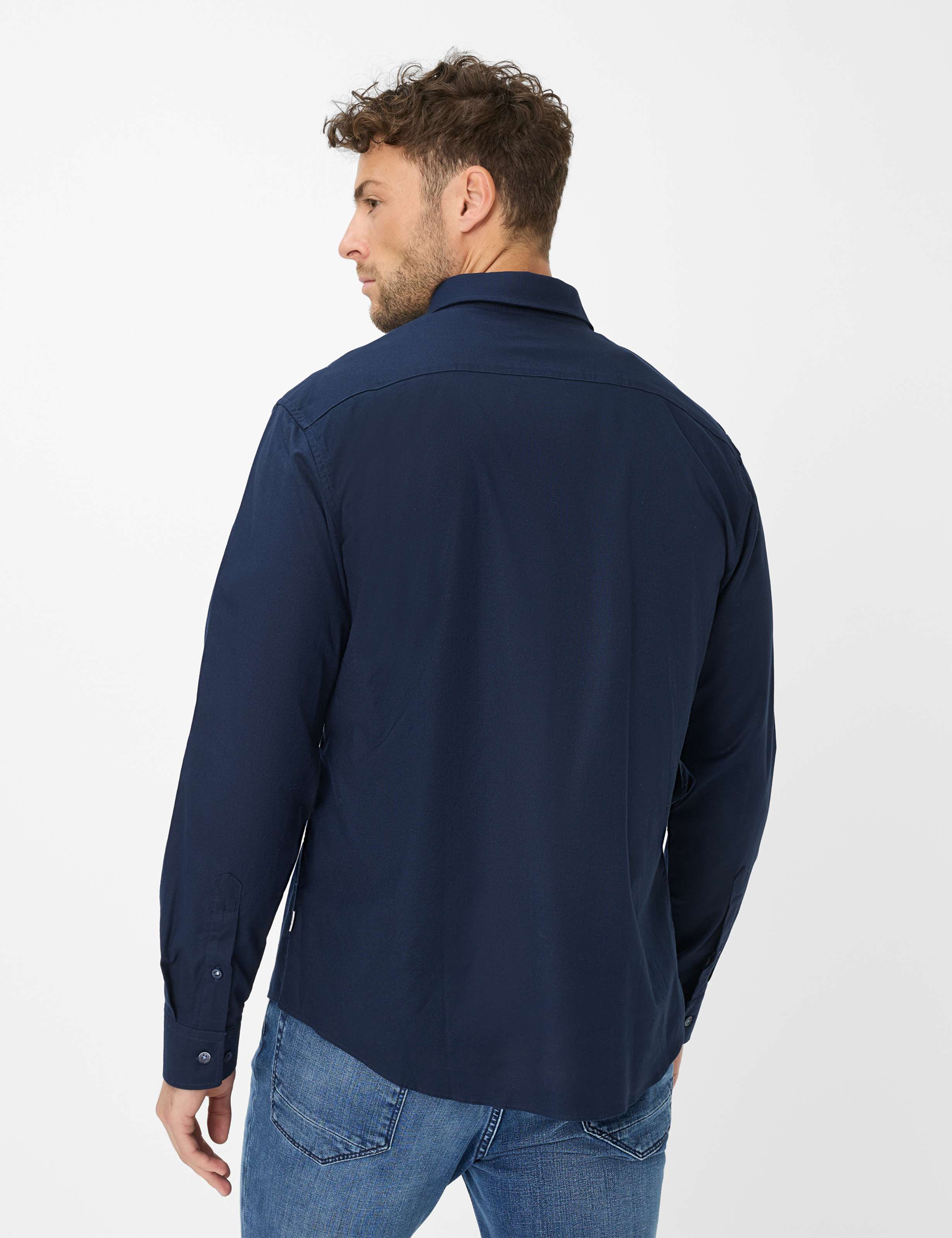 Thumbnail - Brax Herren Hemd Style DANIEL universe, Blau, Gr. XL