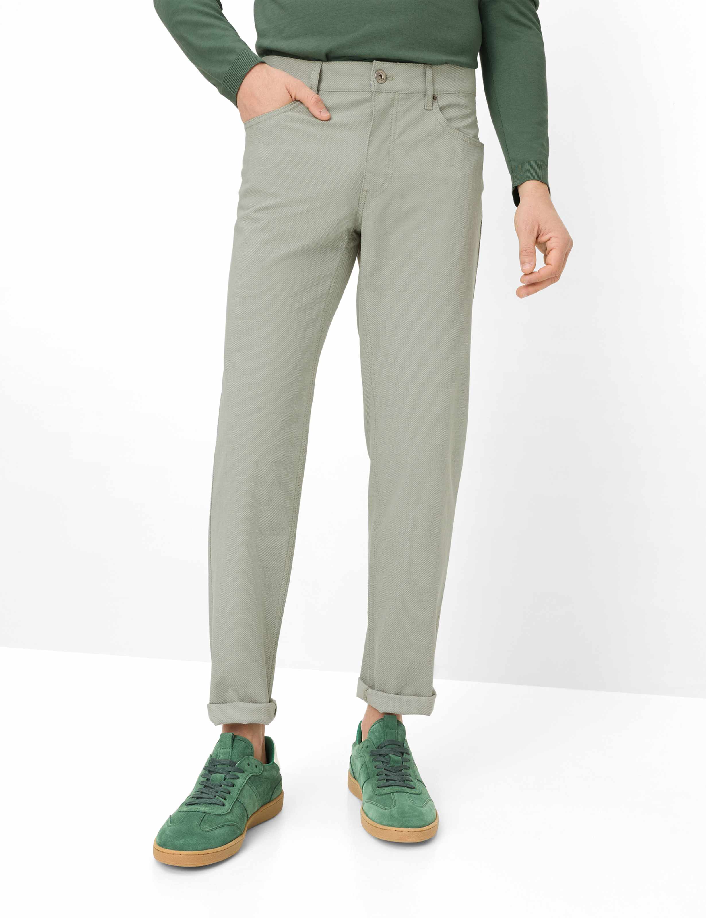 Thumbnail - Brax Herren Five-Pocket-Hose Style CADIZ HERB, grün, Gr. 36/30