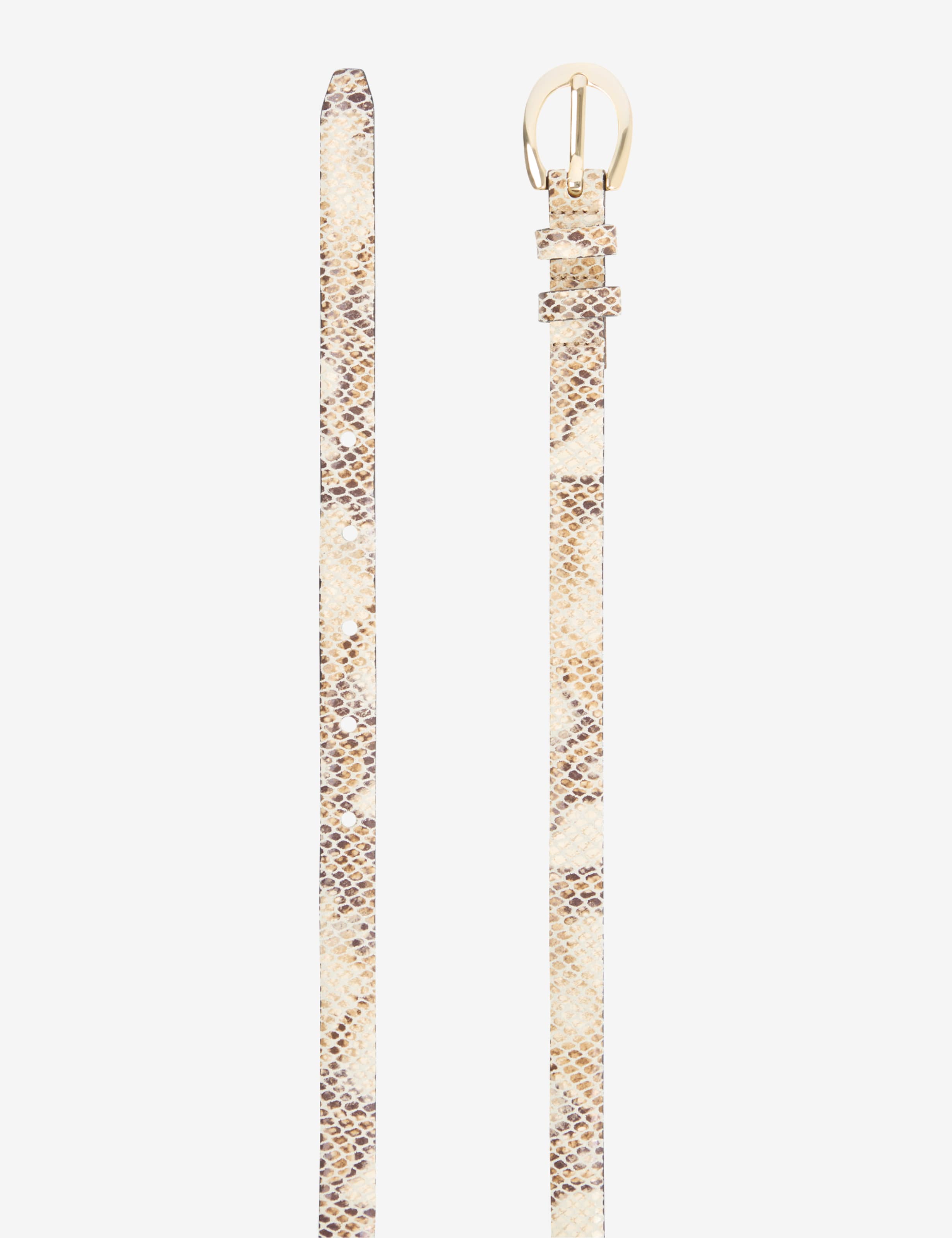 Dame Style KVINDERS BÆLTE Lysbrun  Detalje 2