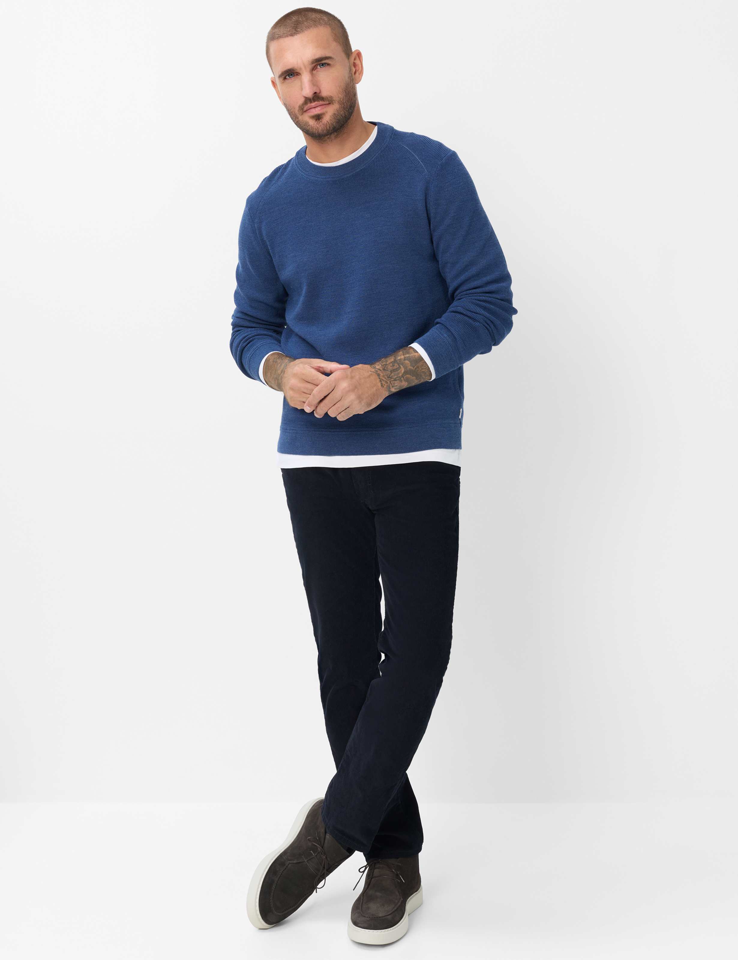 Herre Style ROY Blå  Model Outfit