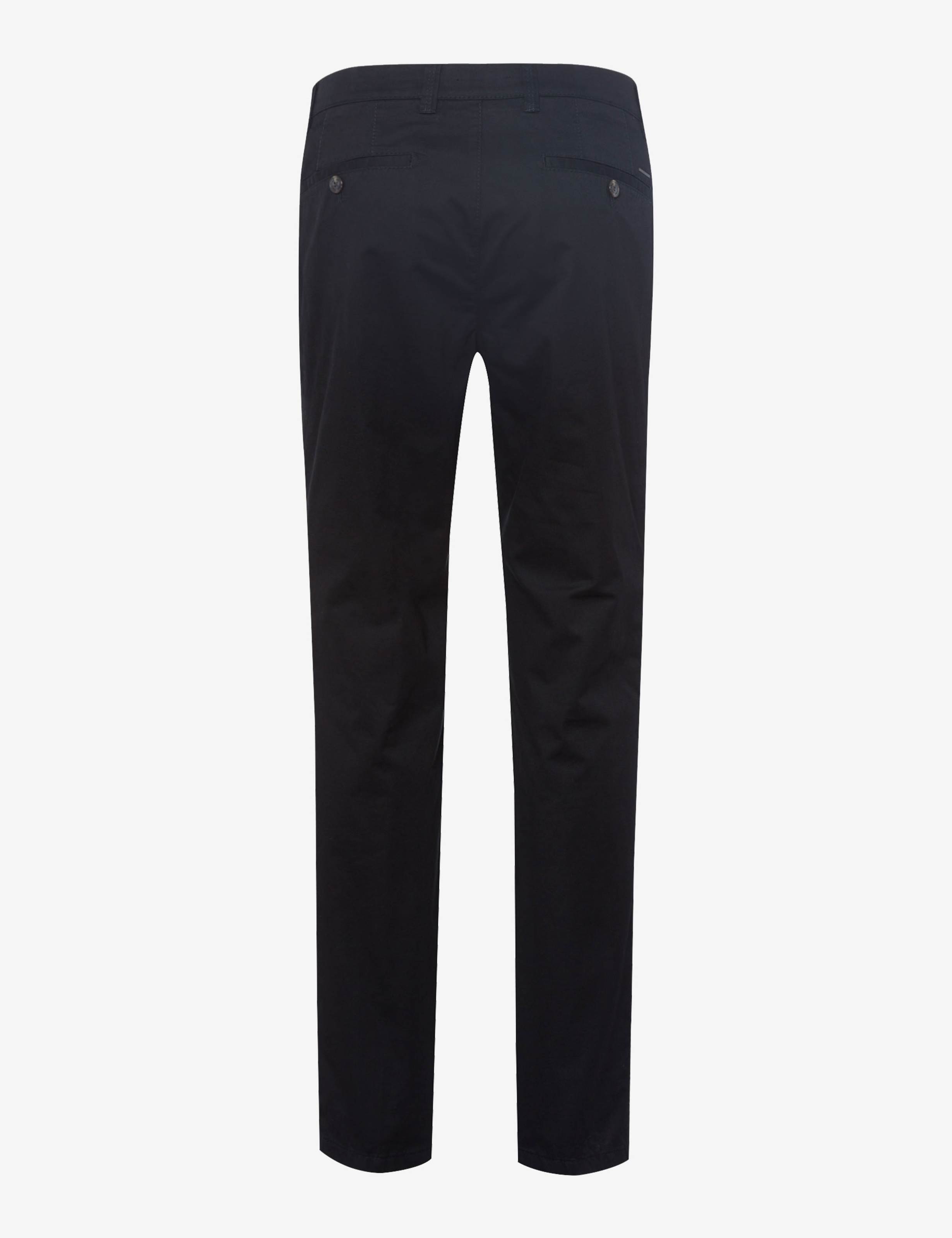 Herren Style JIM-S Perma Schwarz Regular Fit Freisteller Rueck