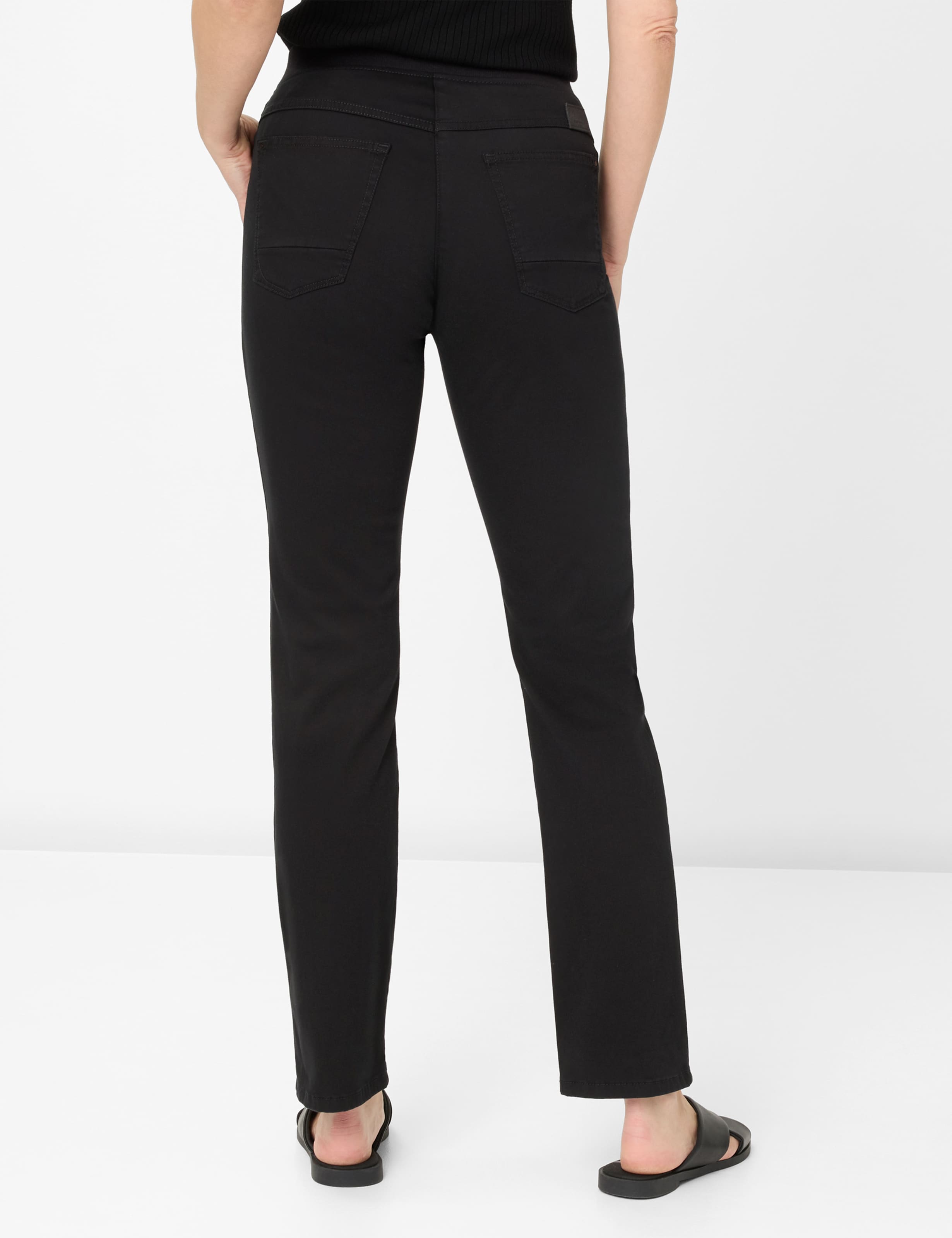Dame Style PAMINA FUN Sort Slim Fit Model ryg
