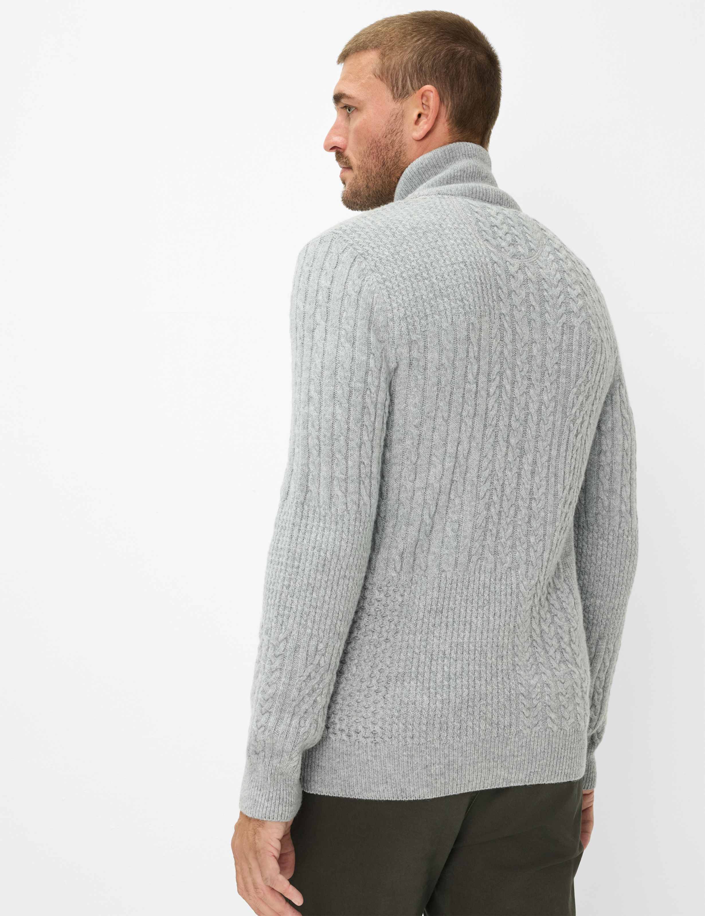 Herren Style JEFF Hellgrau  Model Rueck