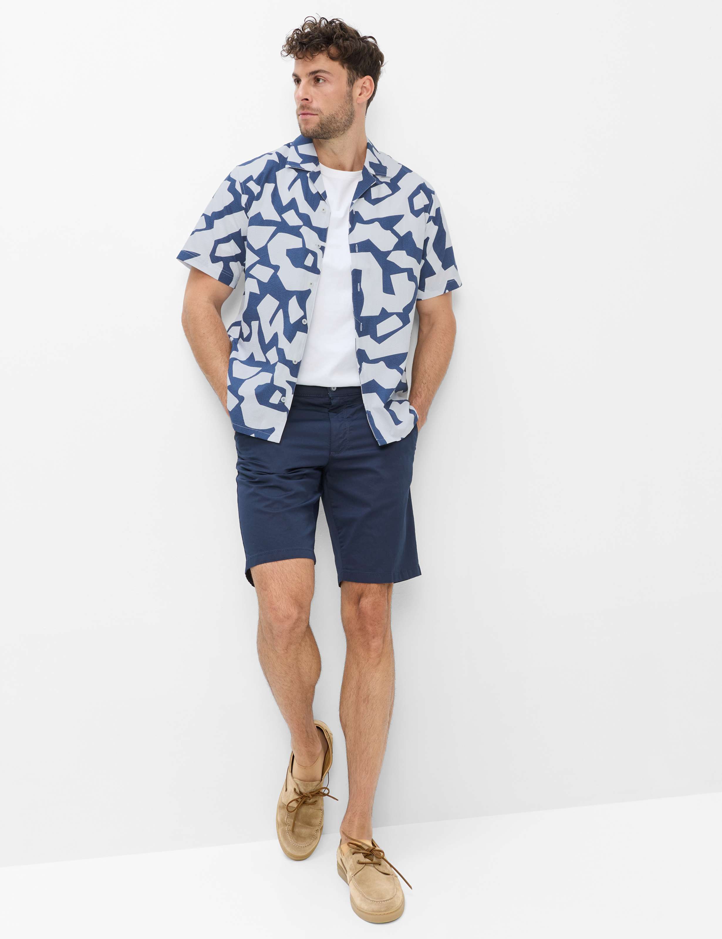 Heren Style LEO Donkerblauw  Model outfit