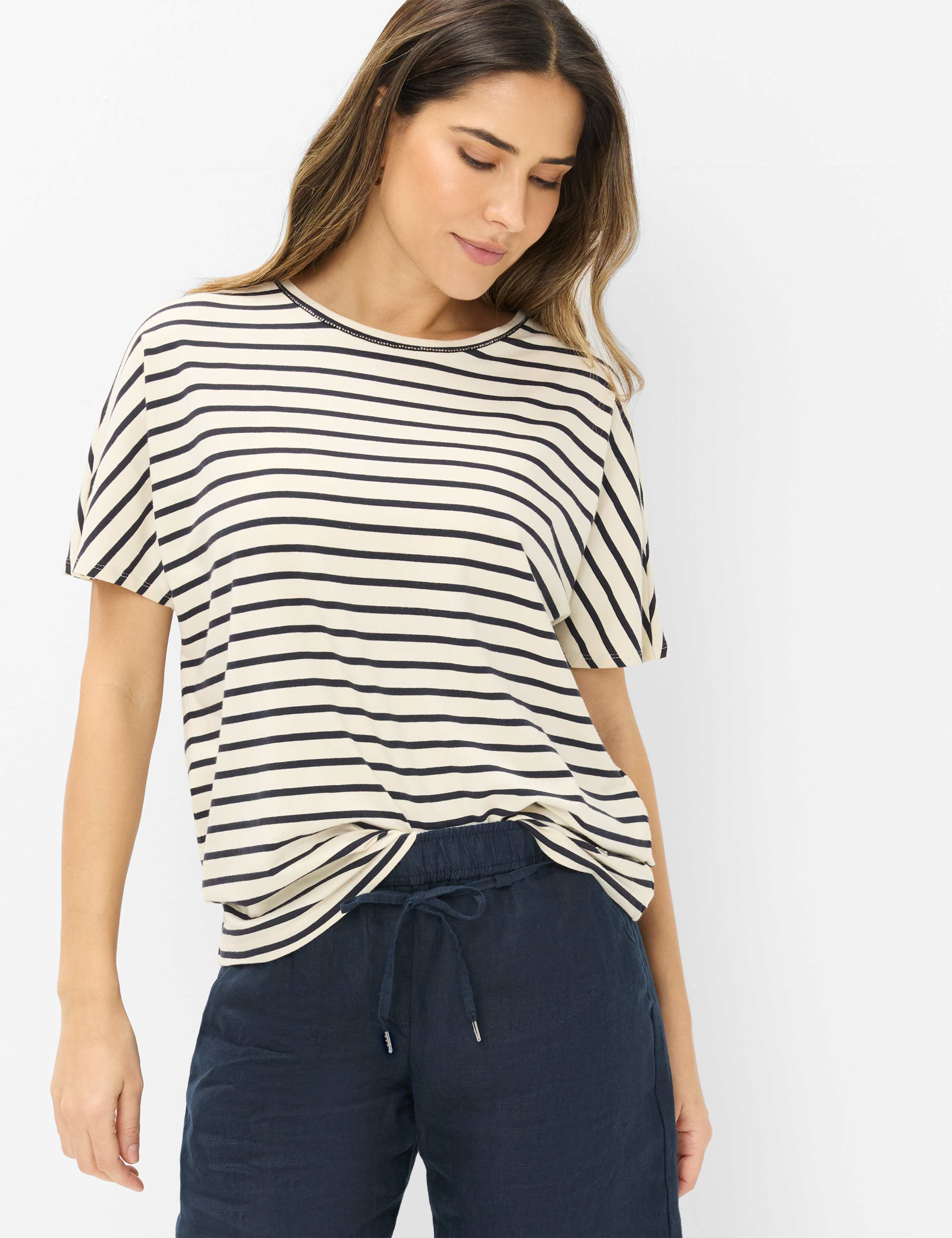 Femme Style CAELEN S Bleu Foncé  Devant mannequin