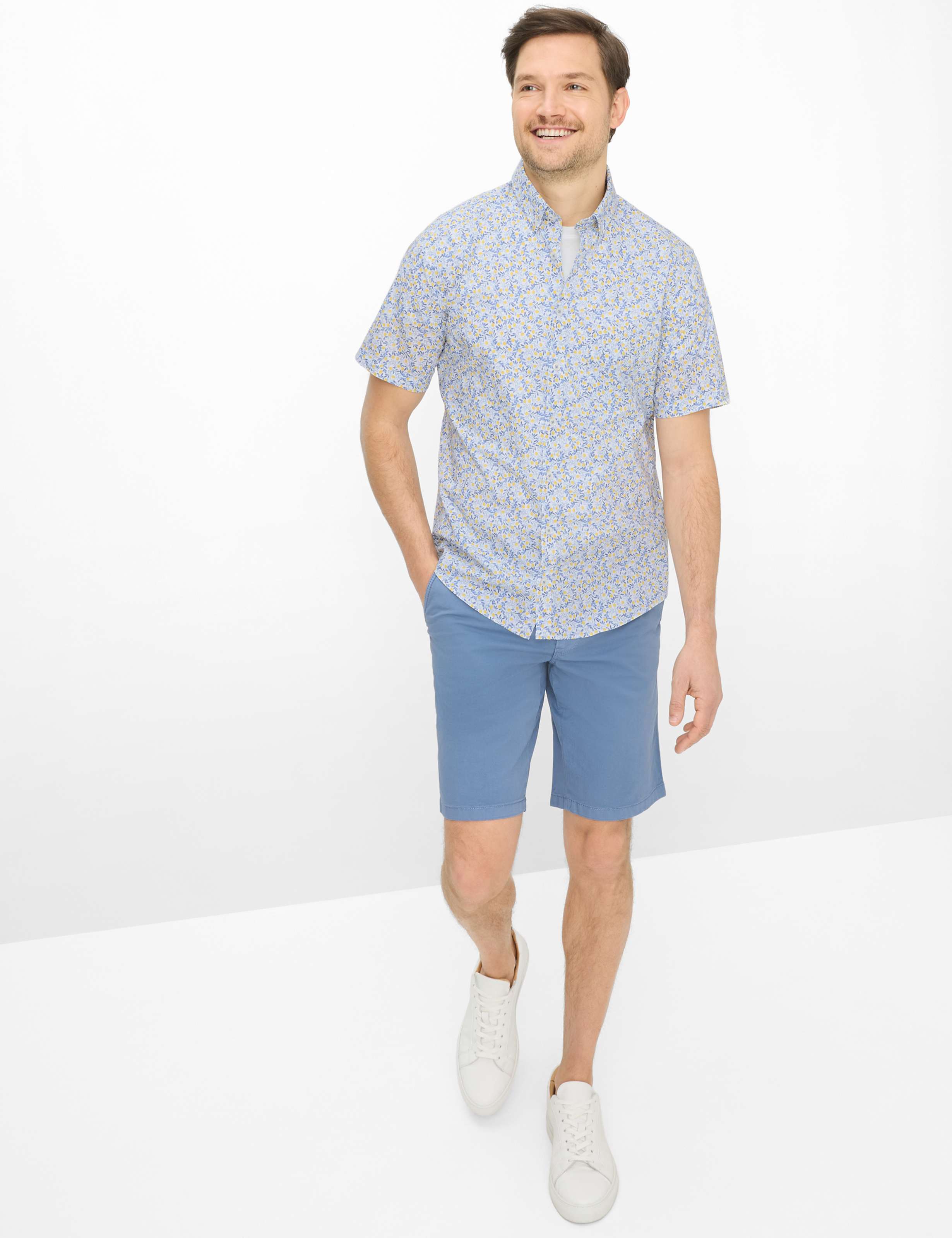 Homme Style DAN Bleu  Tenue du mannequin