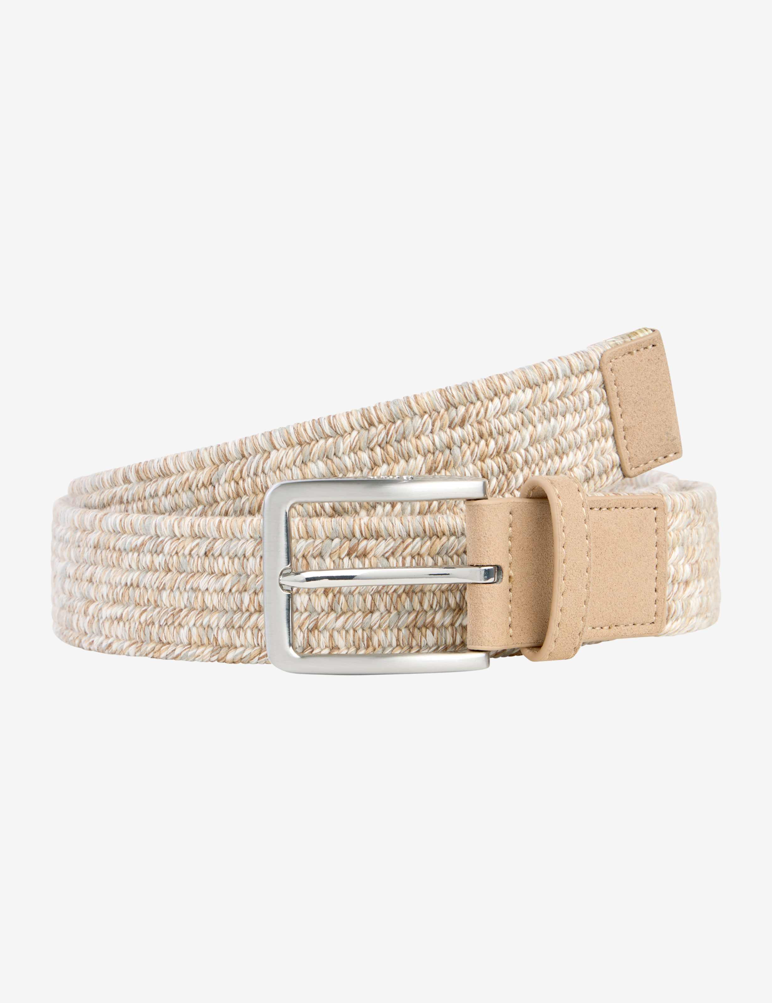Homme Style CEINTURE POUR HOMME Beige  Détourage avant