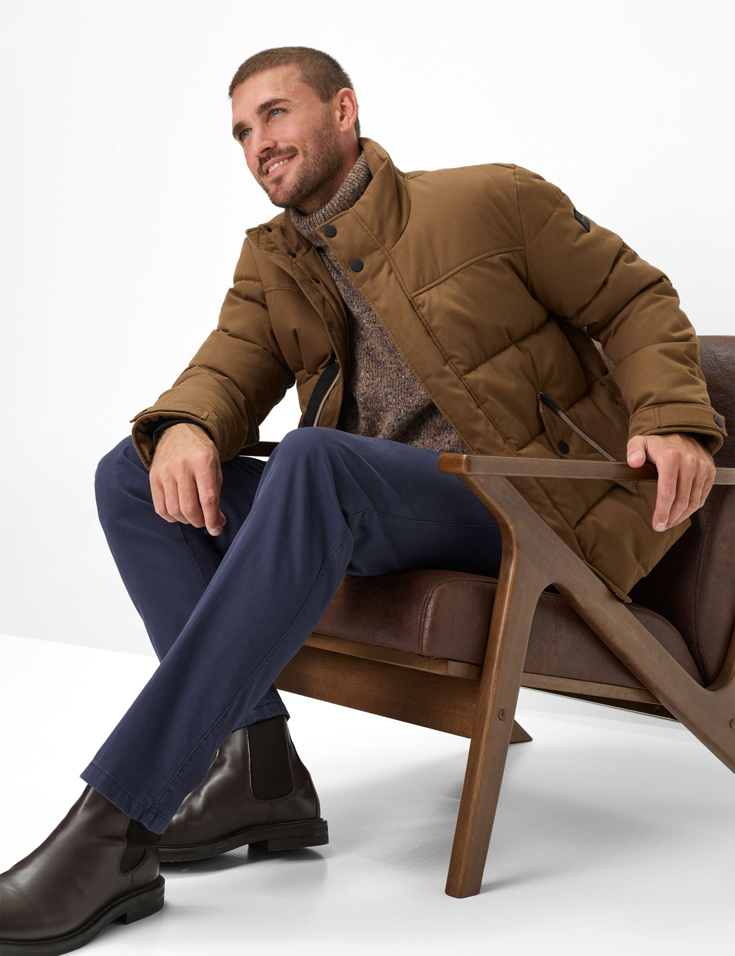 Herren Style EVEREST Dunkelblau Regular Fit Detail 1