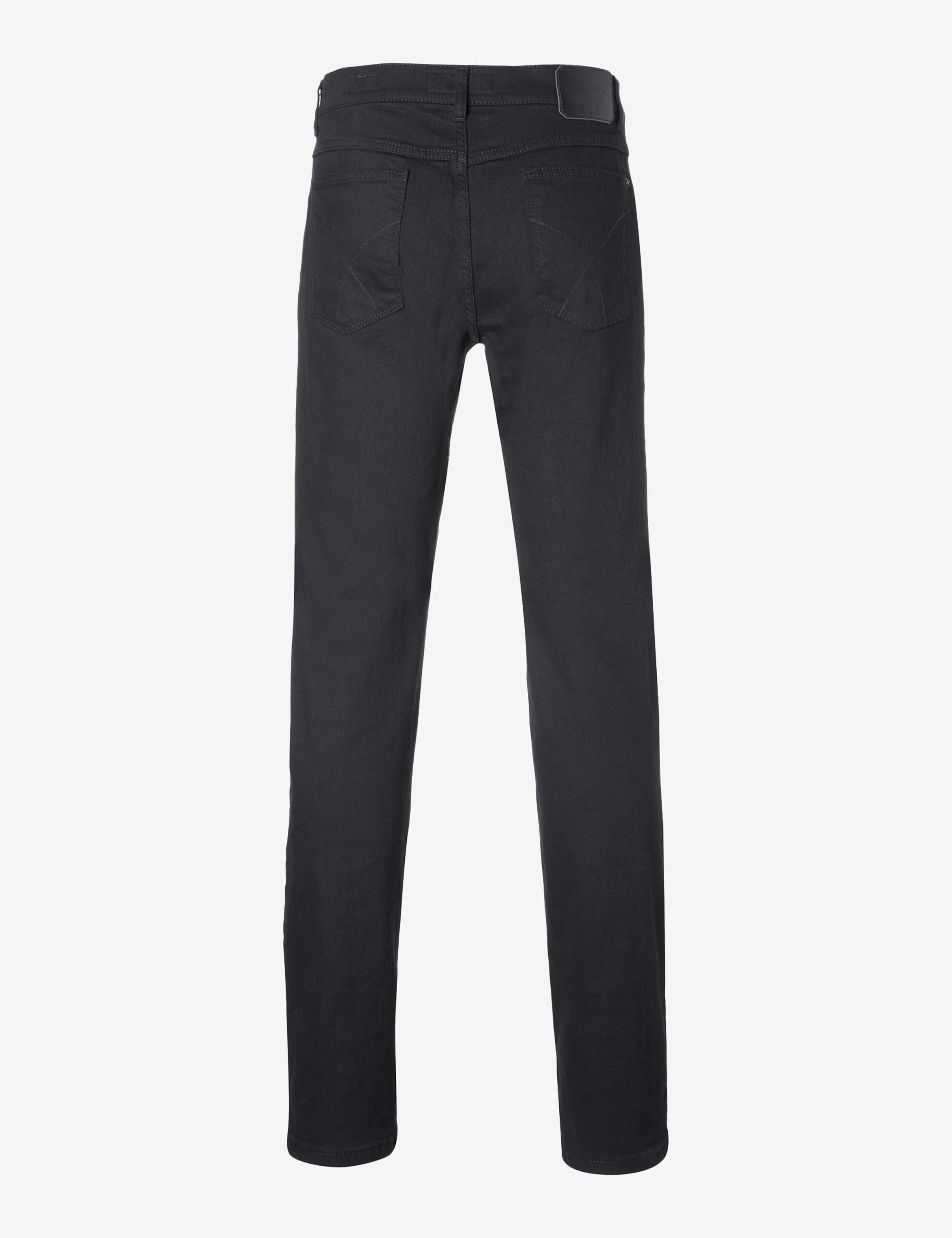 Herren Style COOPER DENIM Denim Perma Schwarz Regular Fit Freisteller Rueck