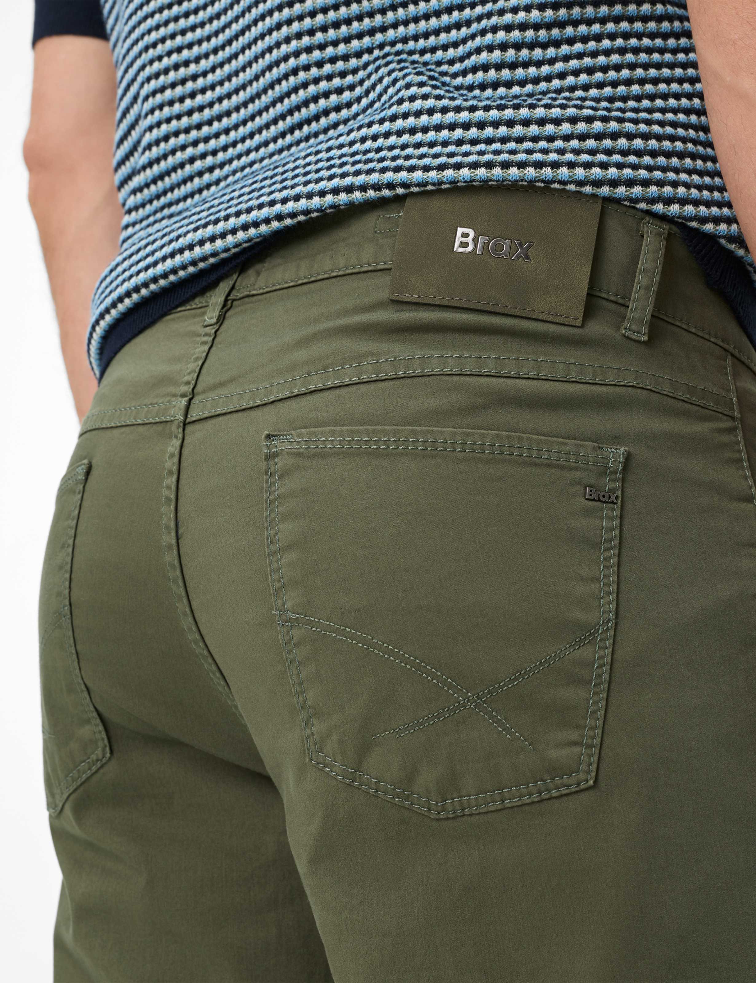 Homme Style COOPER Vert - Olive Regular Fit Détail 2