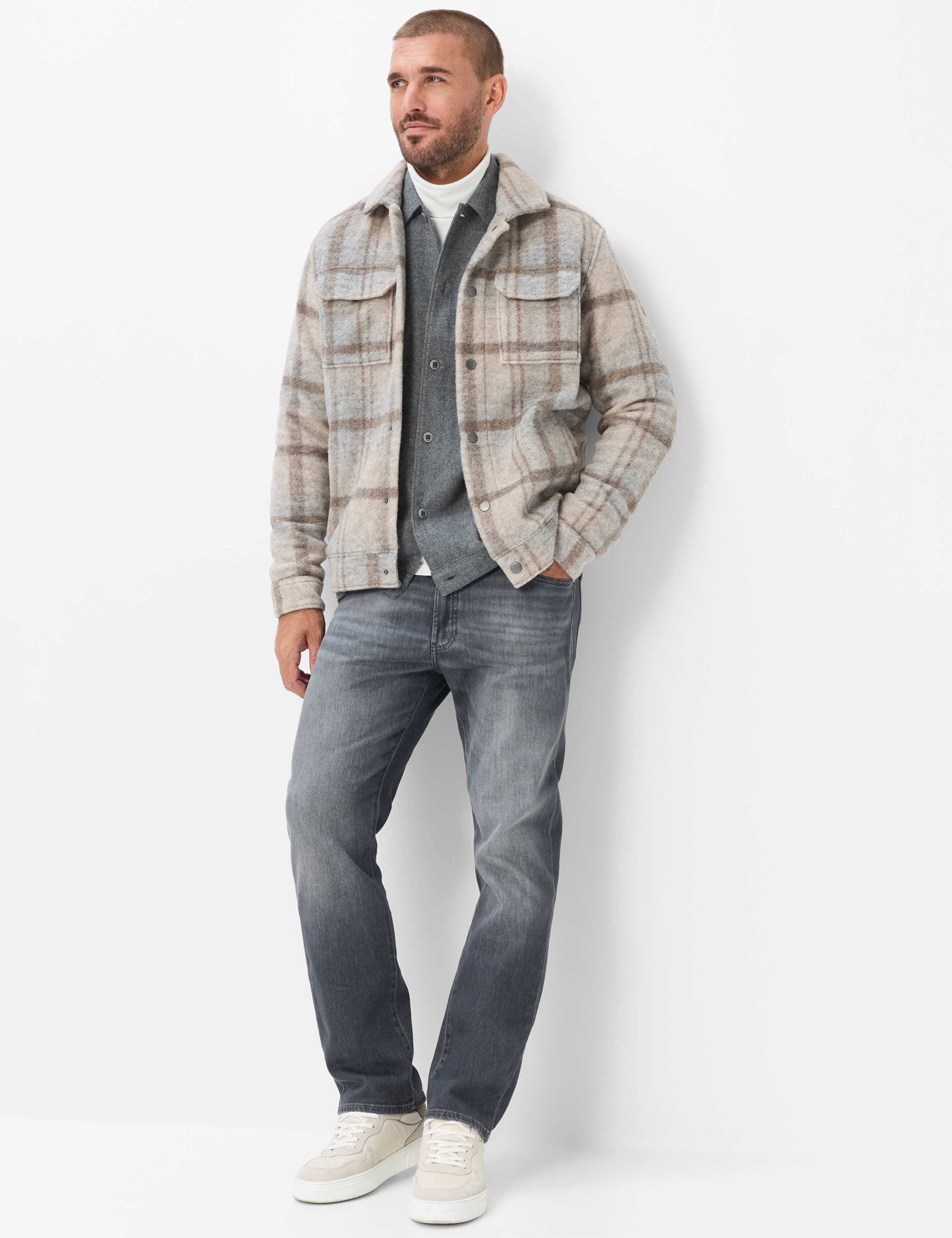 Herren Style SANTIAGO Hellbraun  Model Outfit