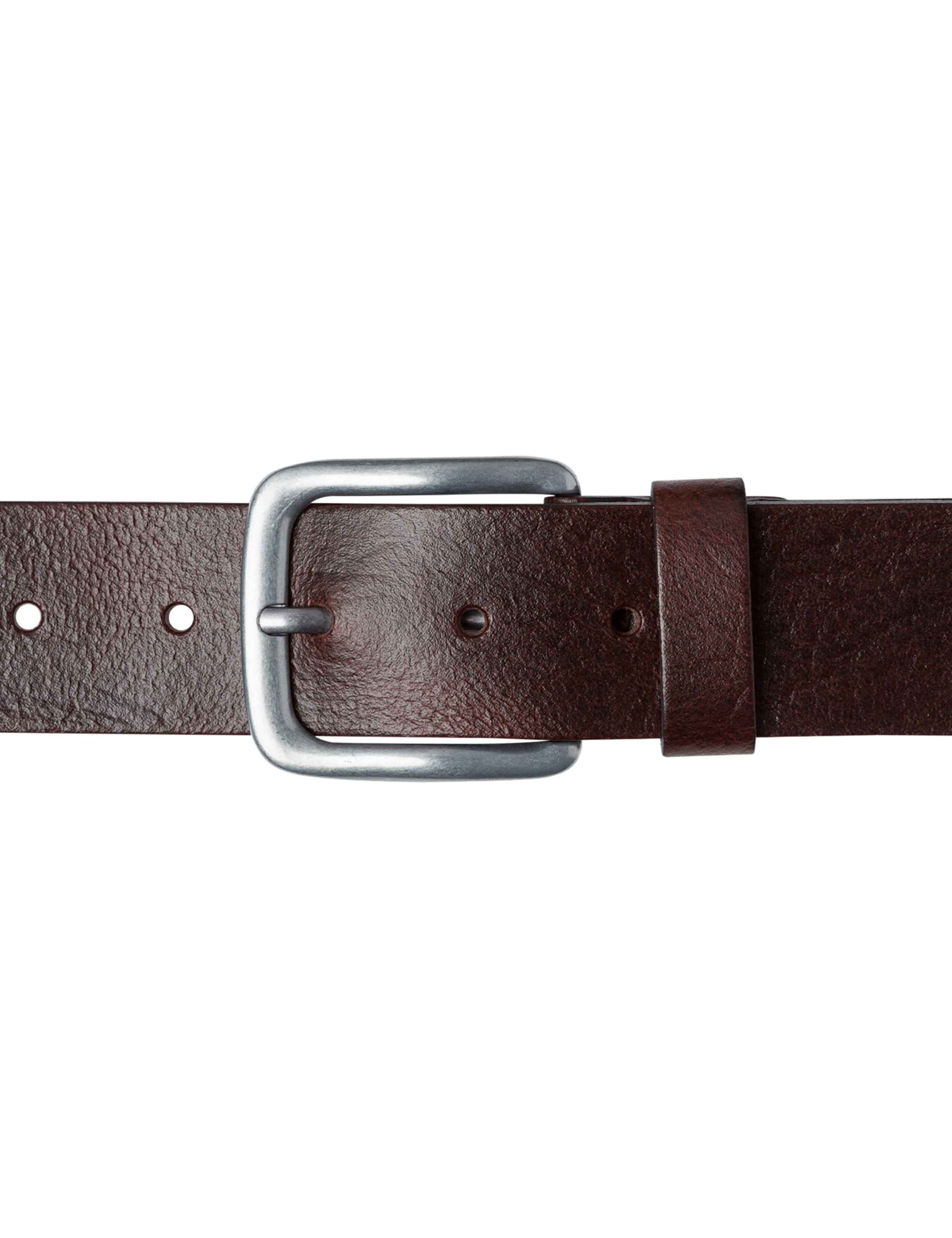 Homme Style CEINTURE POUR HOMME Marron Foncé  Détail 1