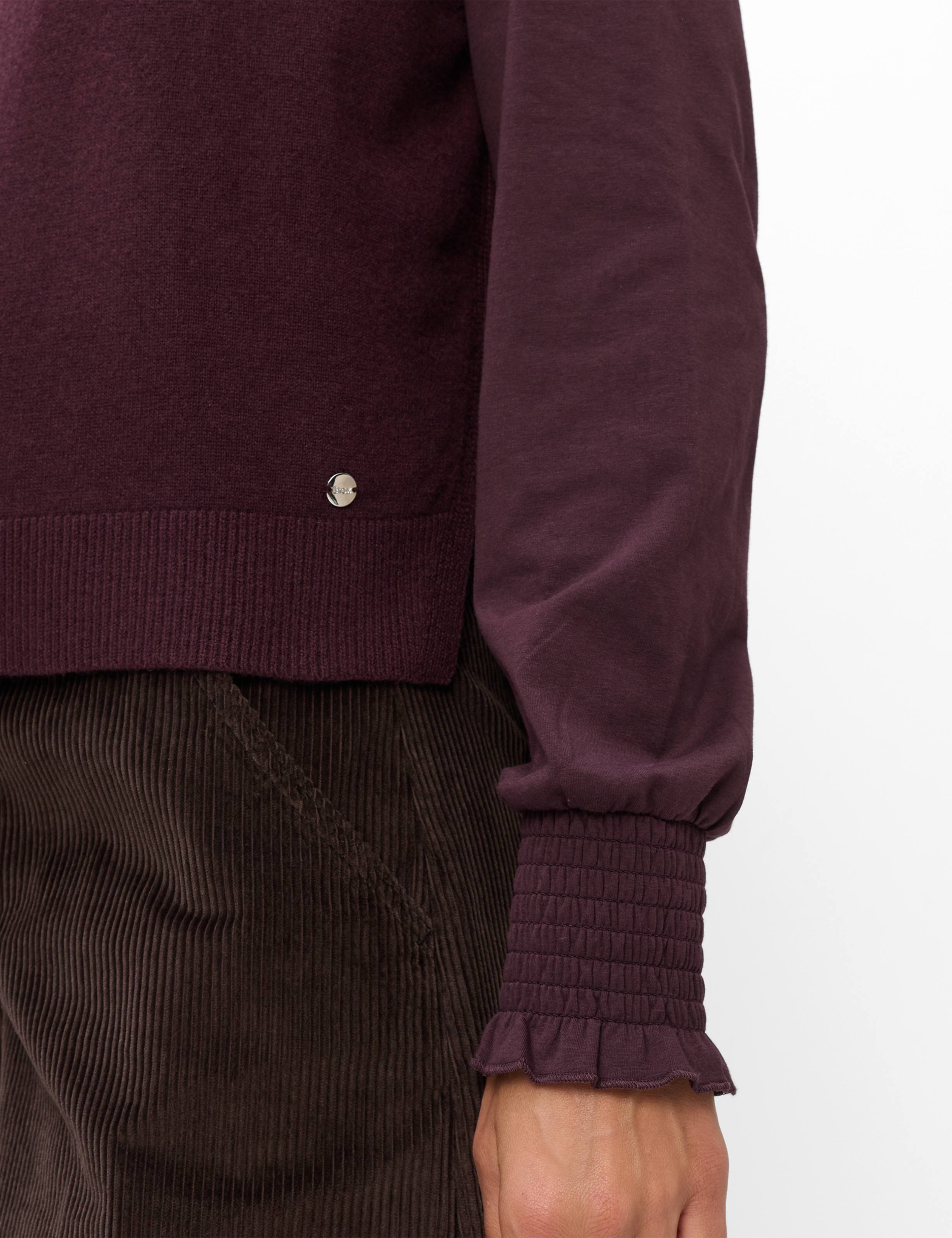 Damen Style ELISA Dunkles Lila  Detail 2