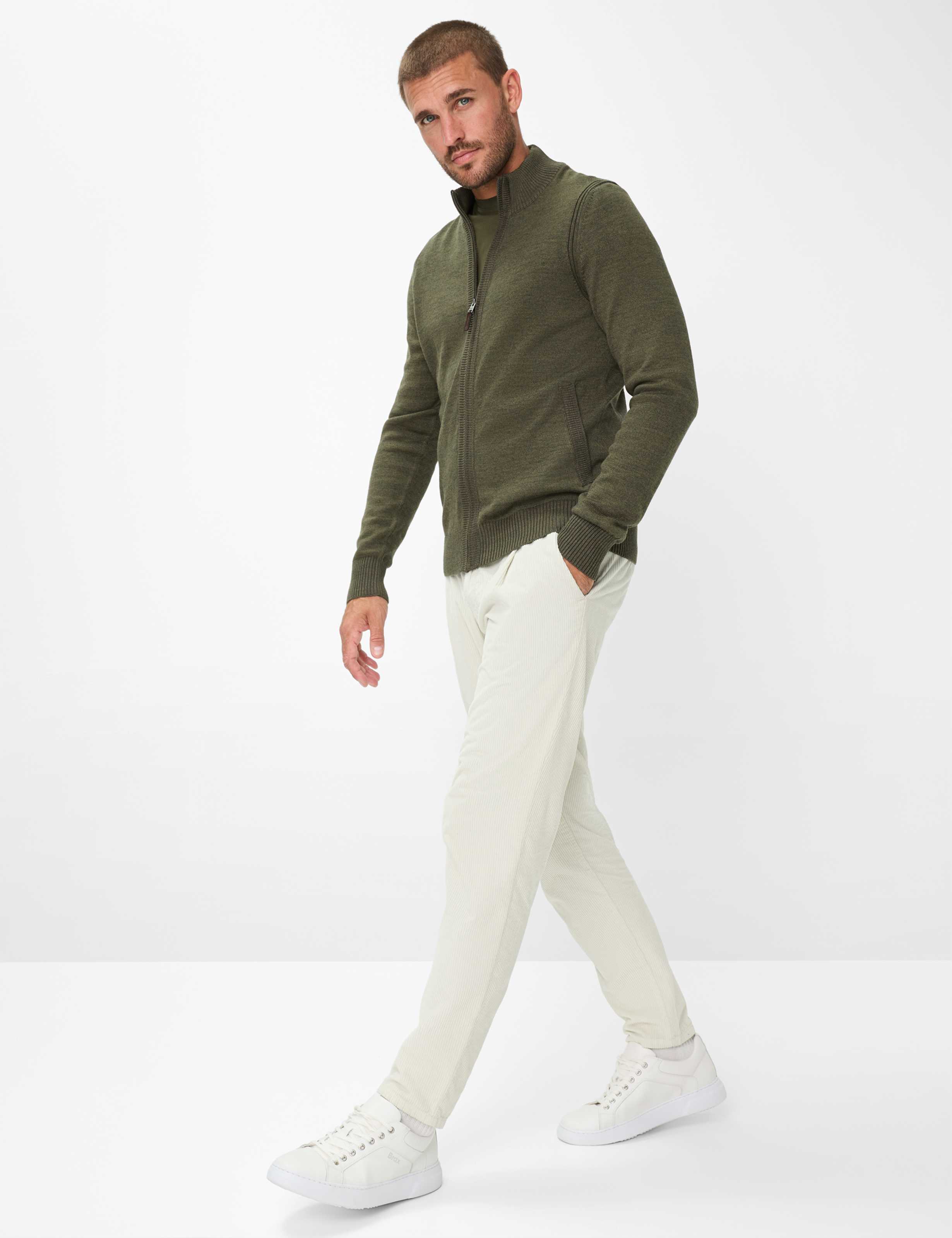 Heren Style JAKE Donkergroen  Model outfit