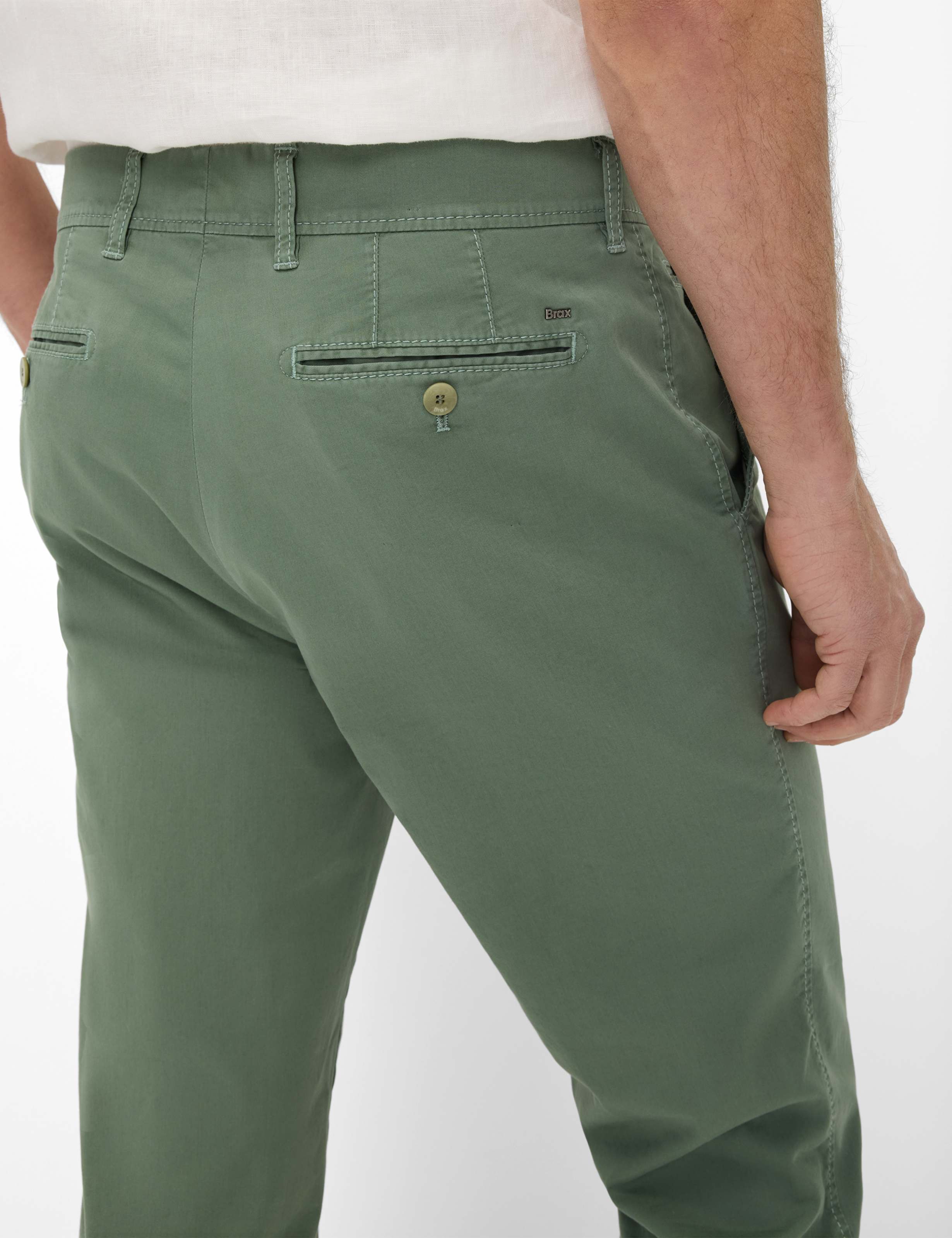 Homme Style EVANS Vert Regular Fit Détail 2