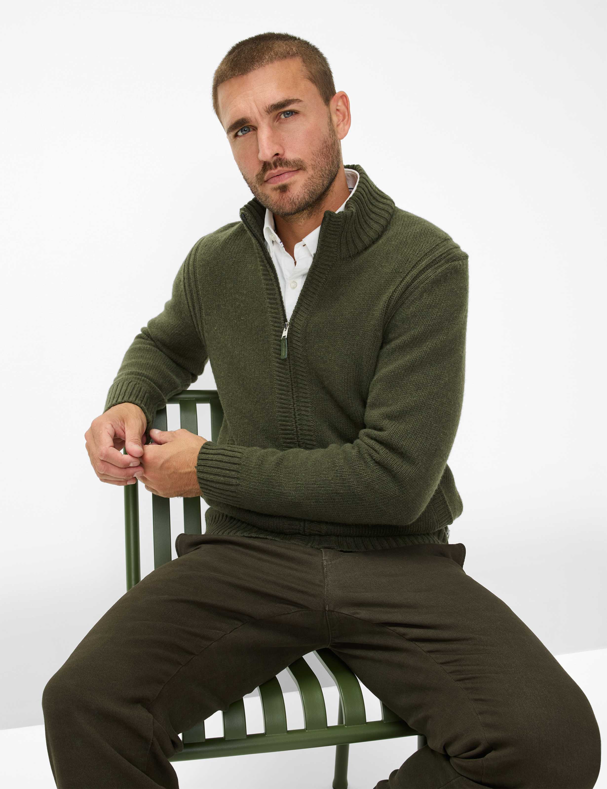 Heren Style JAKE Groen - Olijf  Detail 1