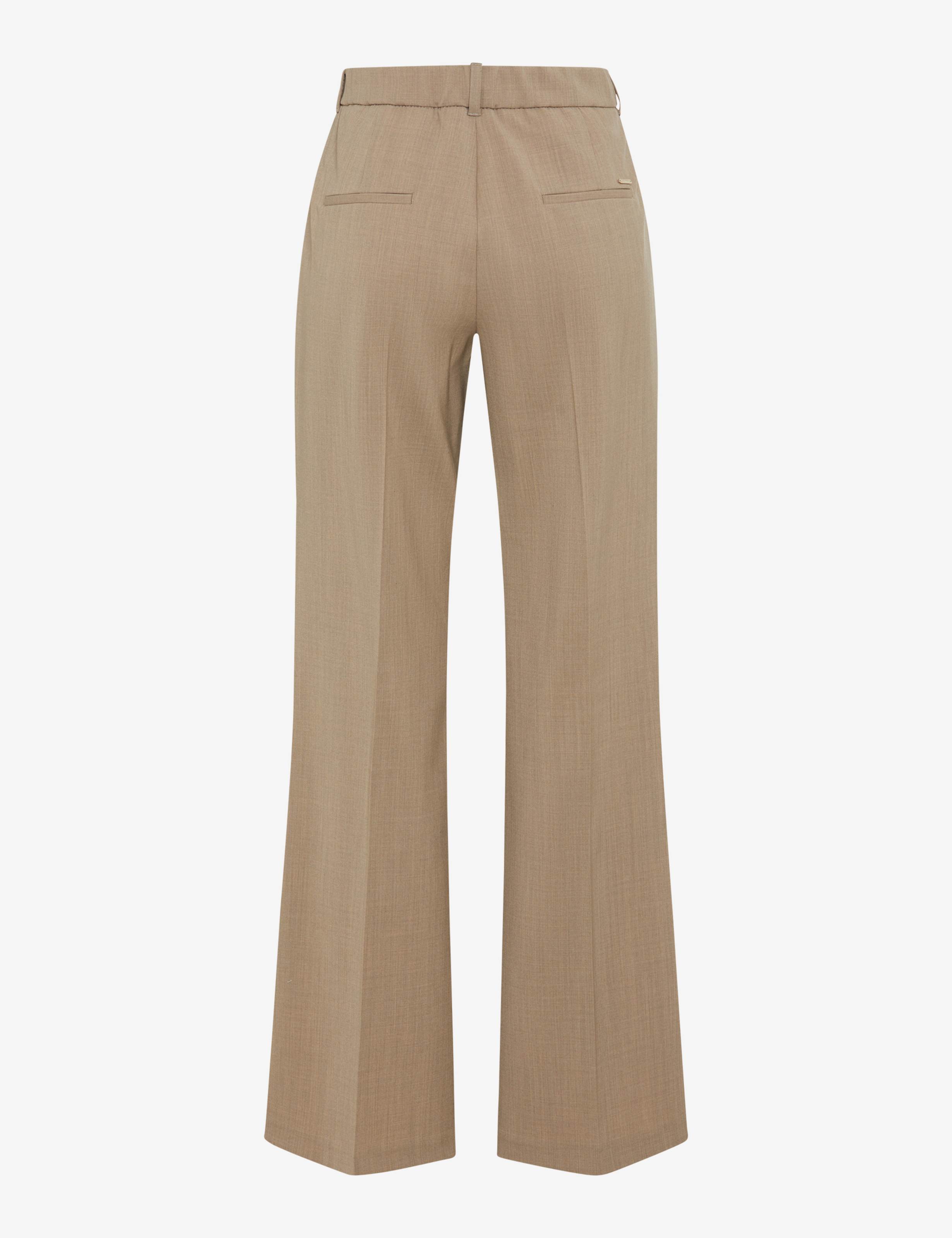 Damen Style MAINE Hellbraun Wide Leg Freisteller Rueck