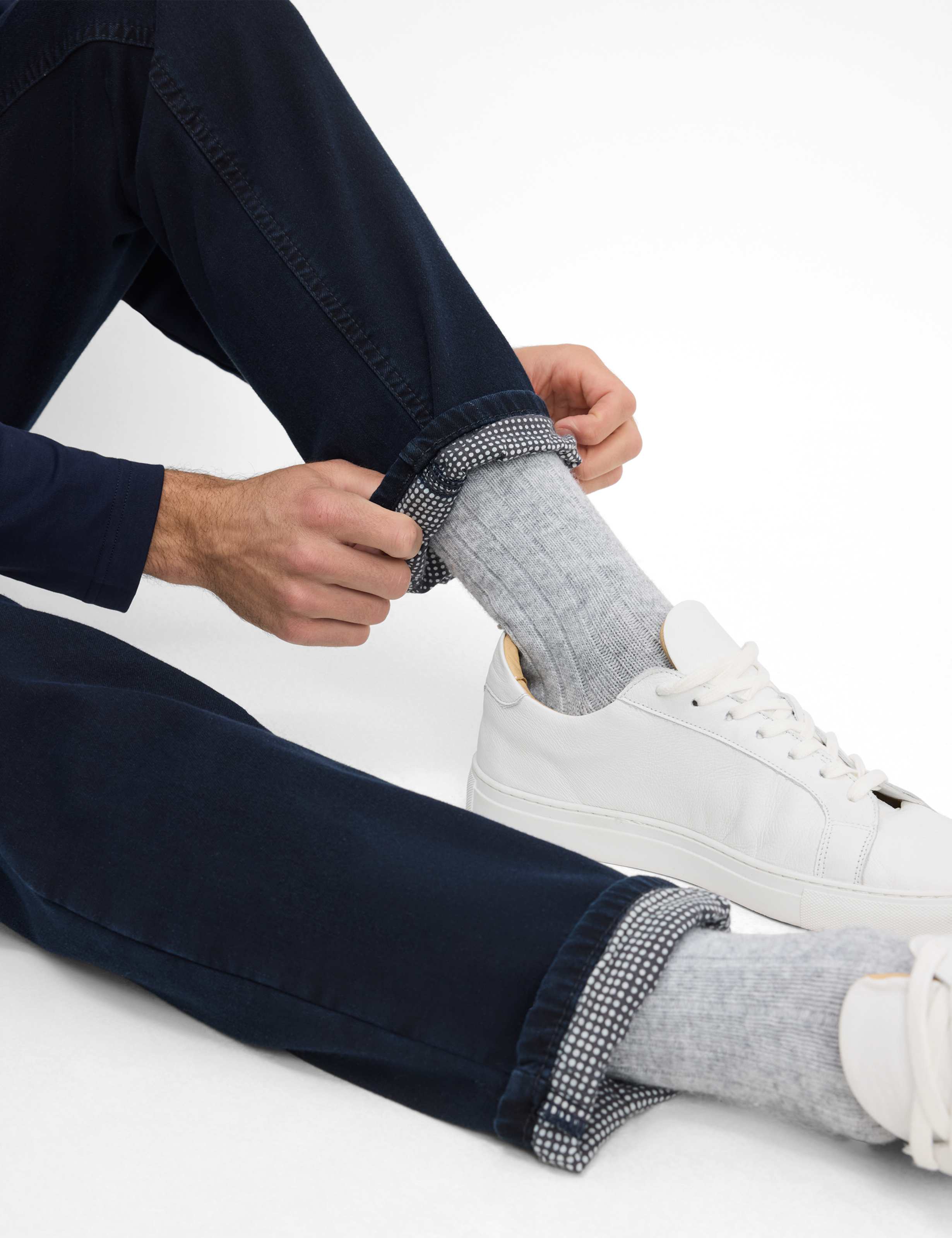 Heren Style COOPER TT Denim Donkerblauw Regular Fit Detail 1