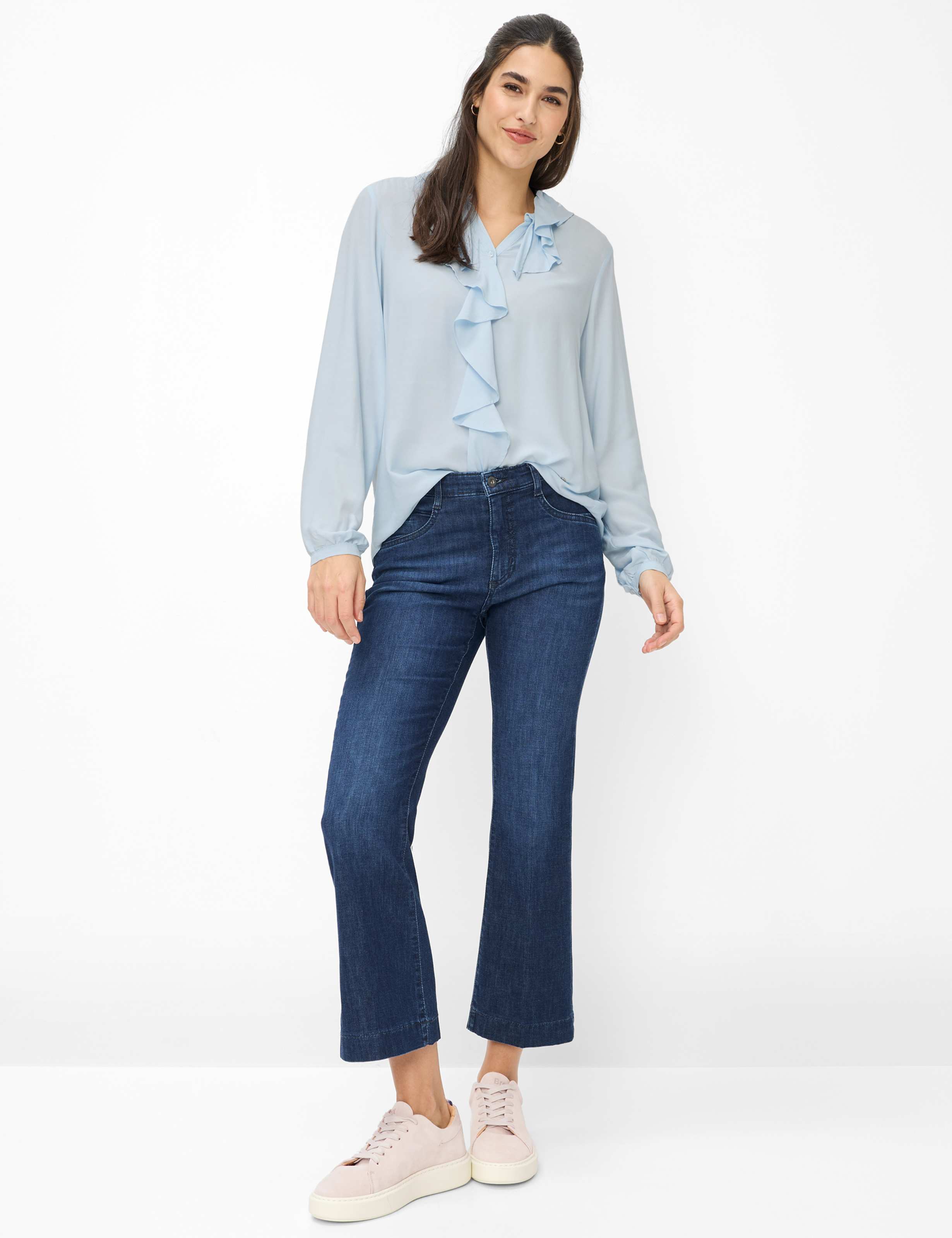 Damen Style MARY S BOOT Denim Dunkelblau Regular Fit Model Outfit