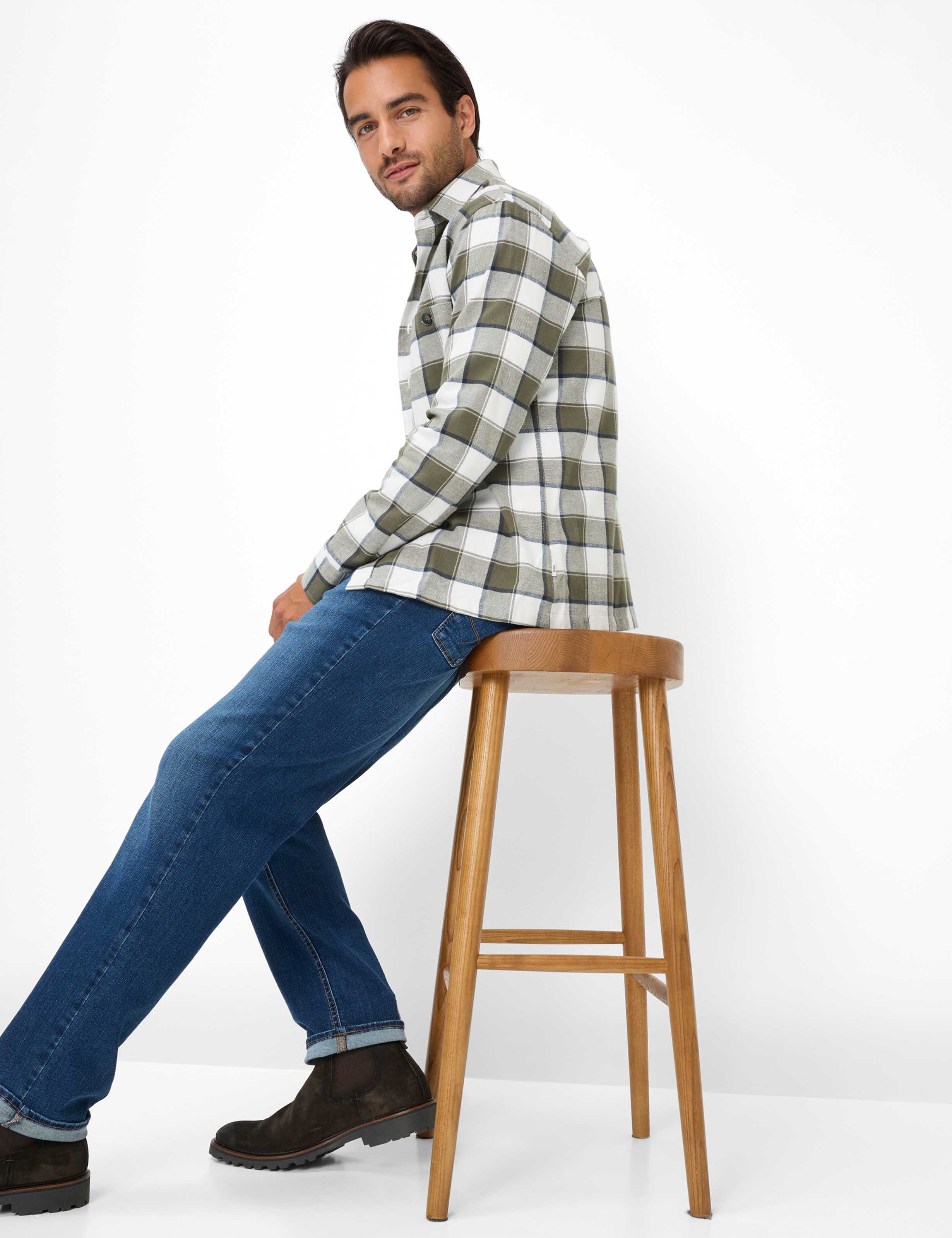Homme Style COOPER Denim Bleu Regular Fit Détail 1